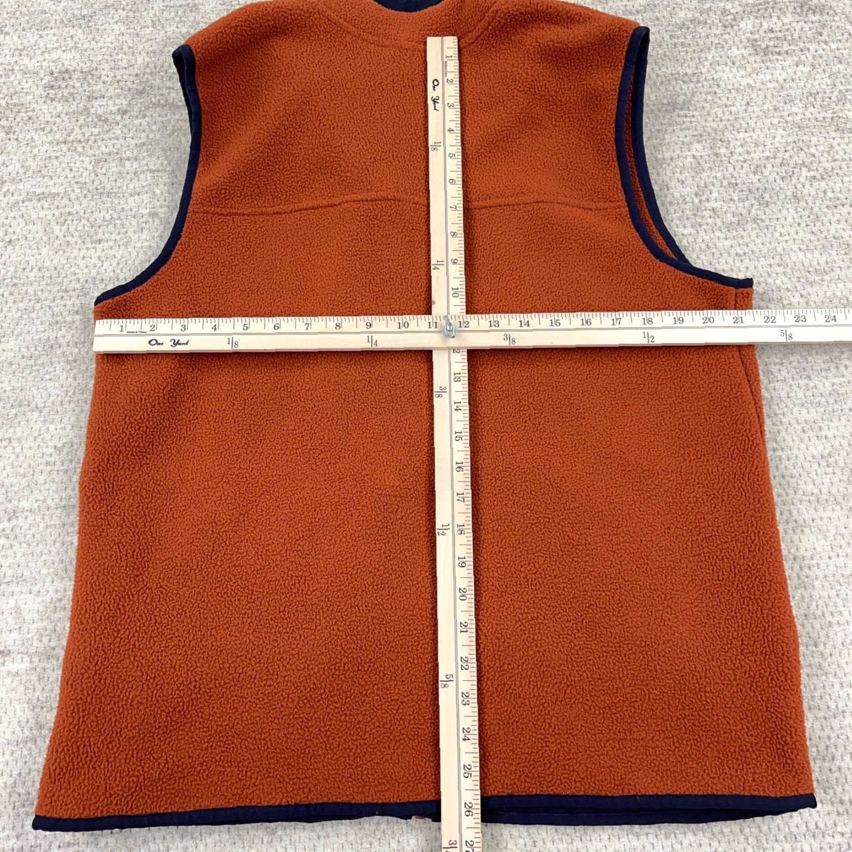 The North Face The North Face Vest Men M Orange Full Zip Fleece Carbondale Idle Vintage: No Size US M / EU 48-50 / 2 - 6 Thumbnail