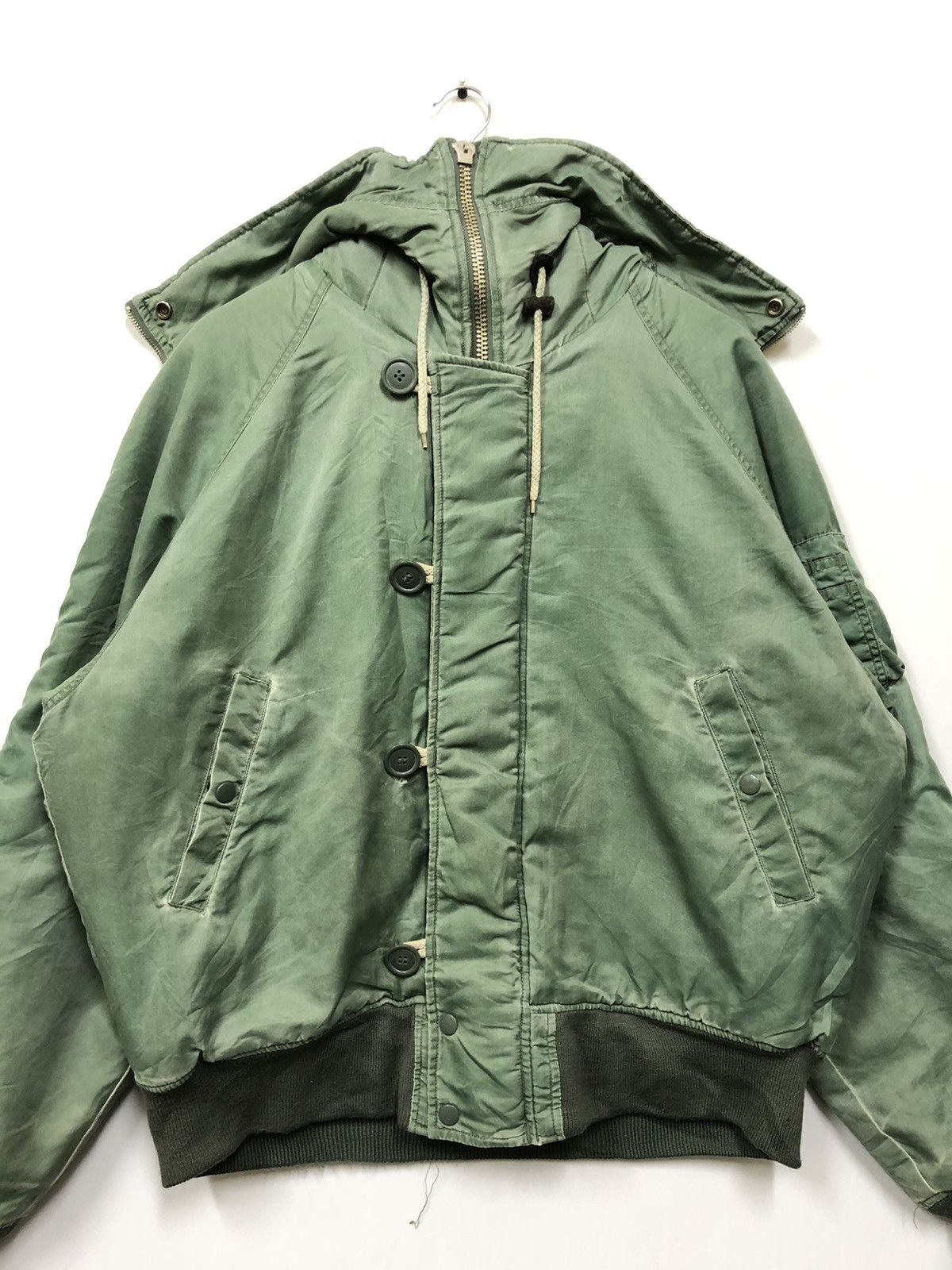 Other 80s BOMBER JACKET FULL HOODIE WINTER Size US XL / EU 56 / 4 - 2 Thumbnail