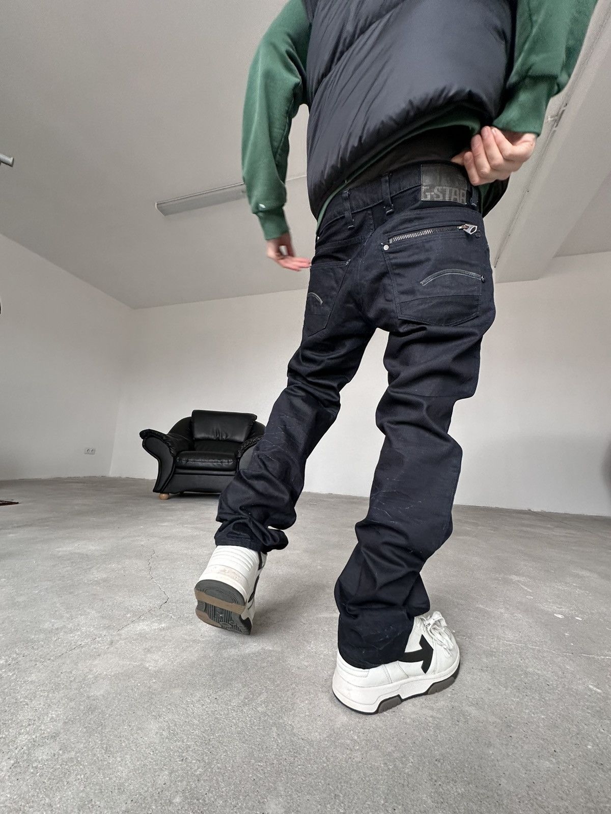 G-Star G-Star Raw Stacked Denim Jeans Size US 34 / EU 50 - 4 Thumbnail