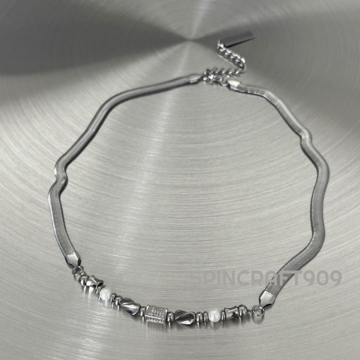 Jewelry Beaded Chain Link Necklace Size ONE SIZE - 4 Thumbnail