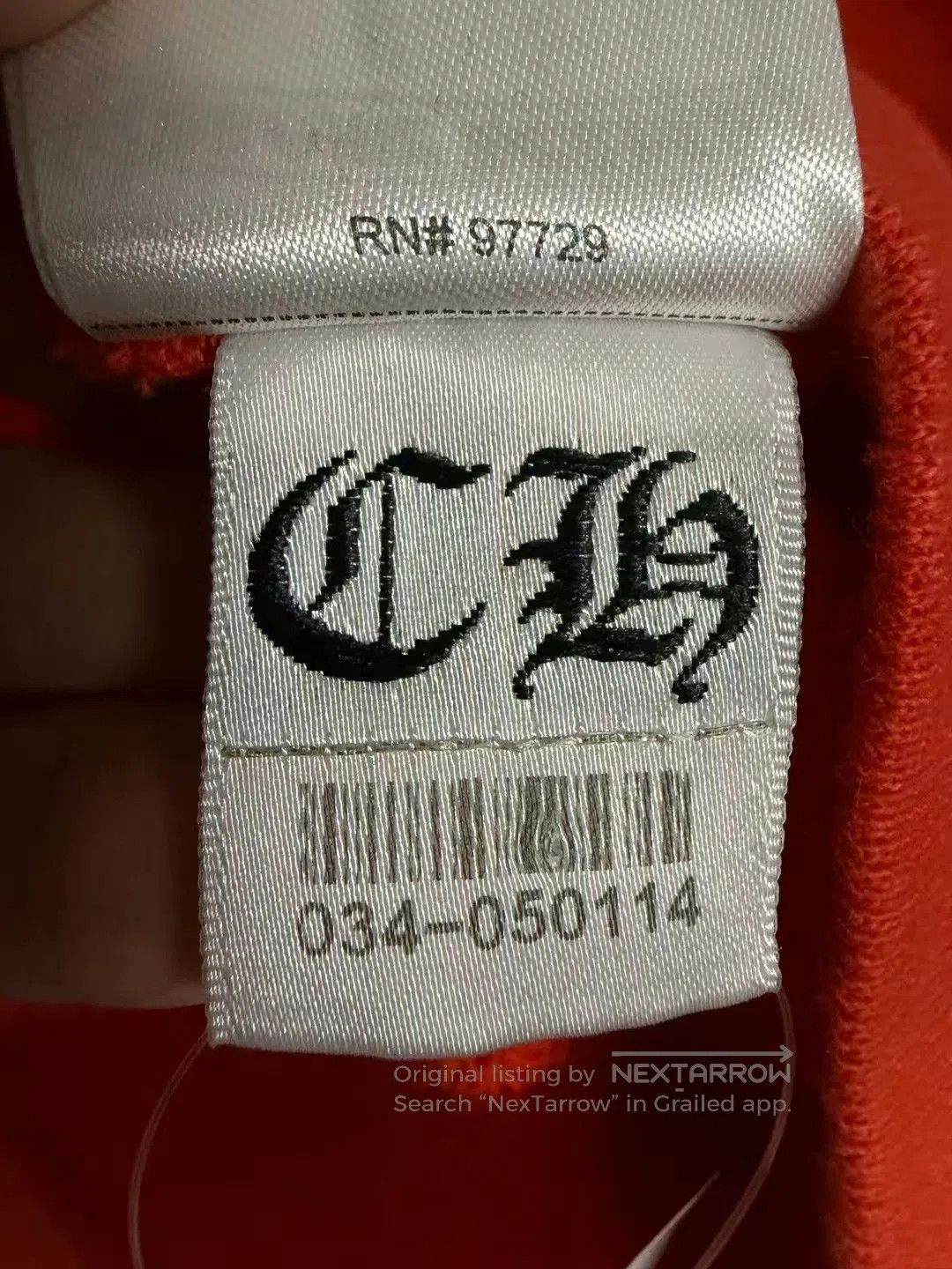 Chrome Hearts Matty Boy Collaboration Sweatshirt in Orange. Size US L / EU 52-54 / 3 - 8 Thumbnail