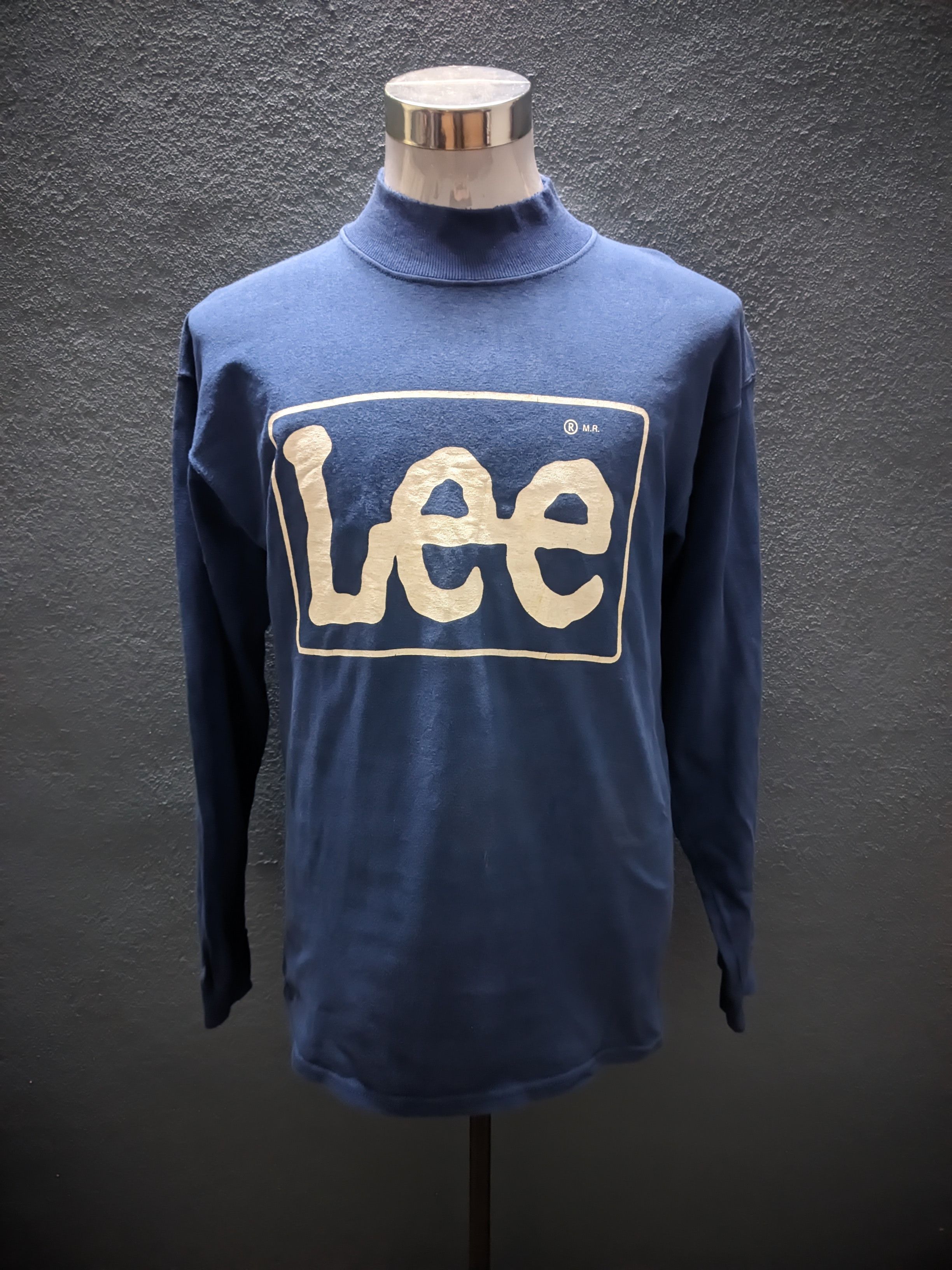 Vintage Lee Spell Out Long Sleeve Brand Shirt