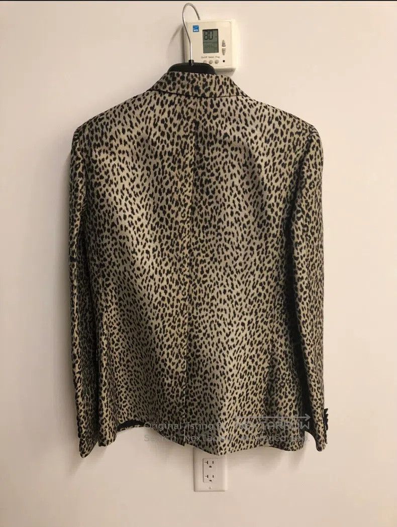 Saint Laurent Paris Saint Laurent Paris Leopard Print Smokey Jacket Size US S / EU 44-46 / 1 - 3 Thumbnail