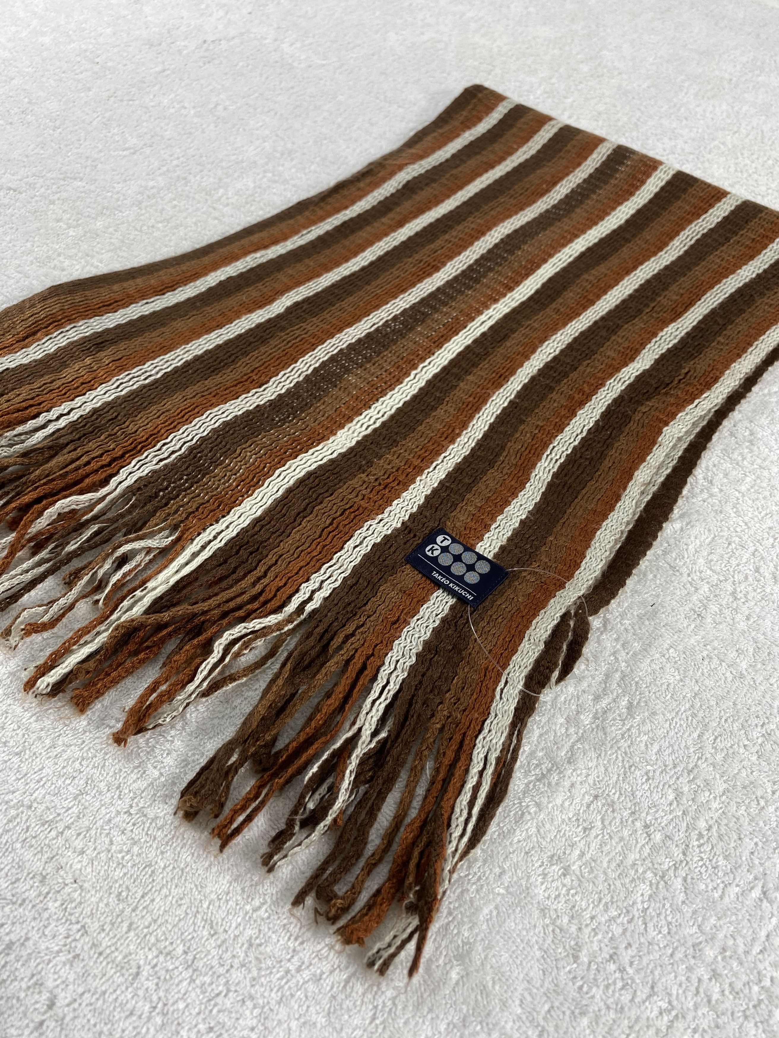 Takeo Kikuchi Vintage Takeo Kikuchi Scarf/Muffler/Neckwear MF691 Size ONE SIZE - 3 Thumbnail