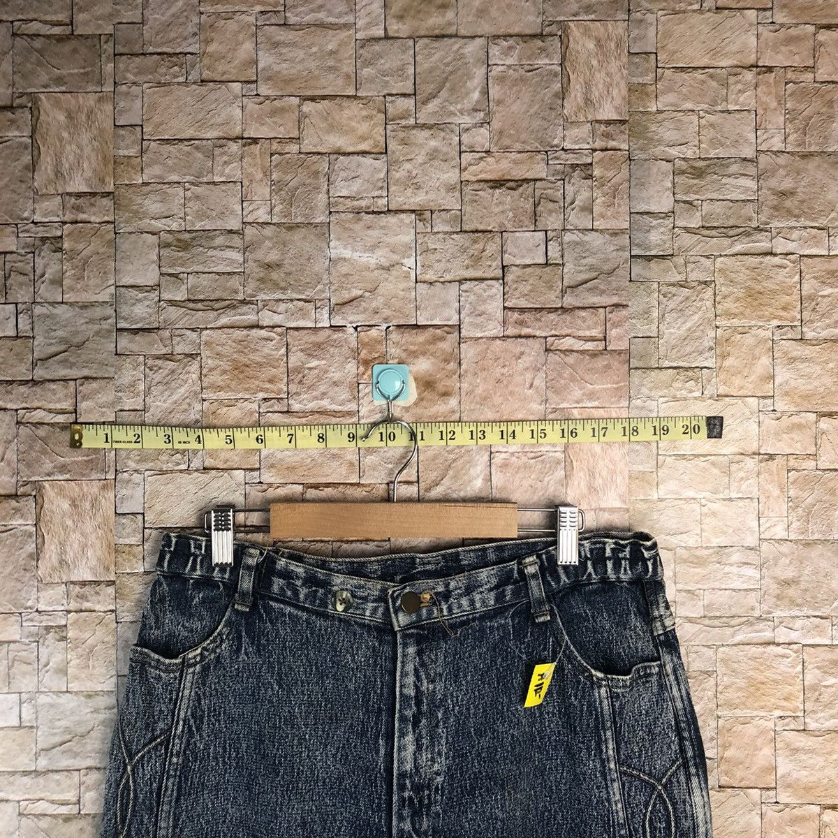 Japanese Brand × Vintage Long Happy Blue vintage faded Denim Pants #A112 Size US 30 / EU 46 - 4 Thumbnail