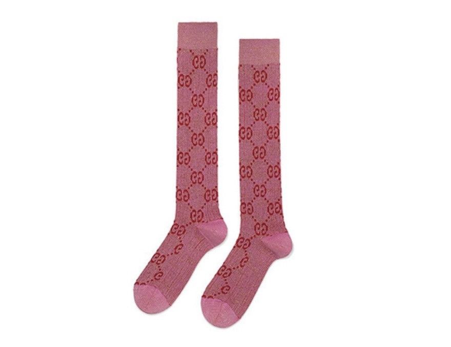 Gucci Gucci GG Cotton Socks Roseate Pink size S Size ONE SIZE - 1 Thumbnail