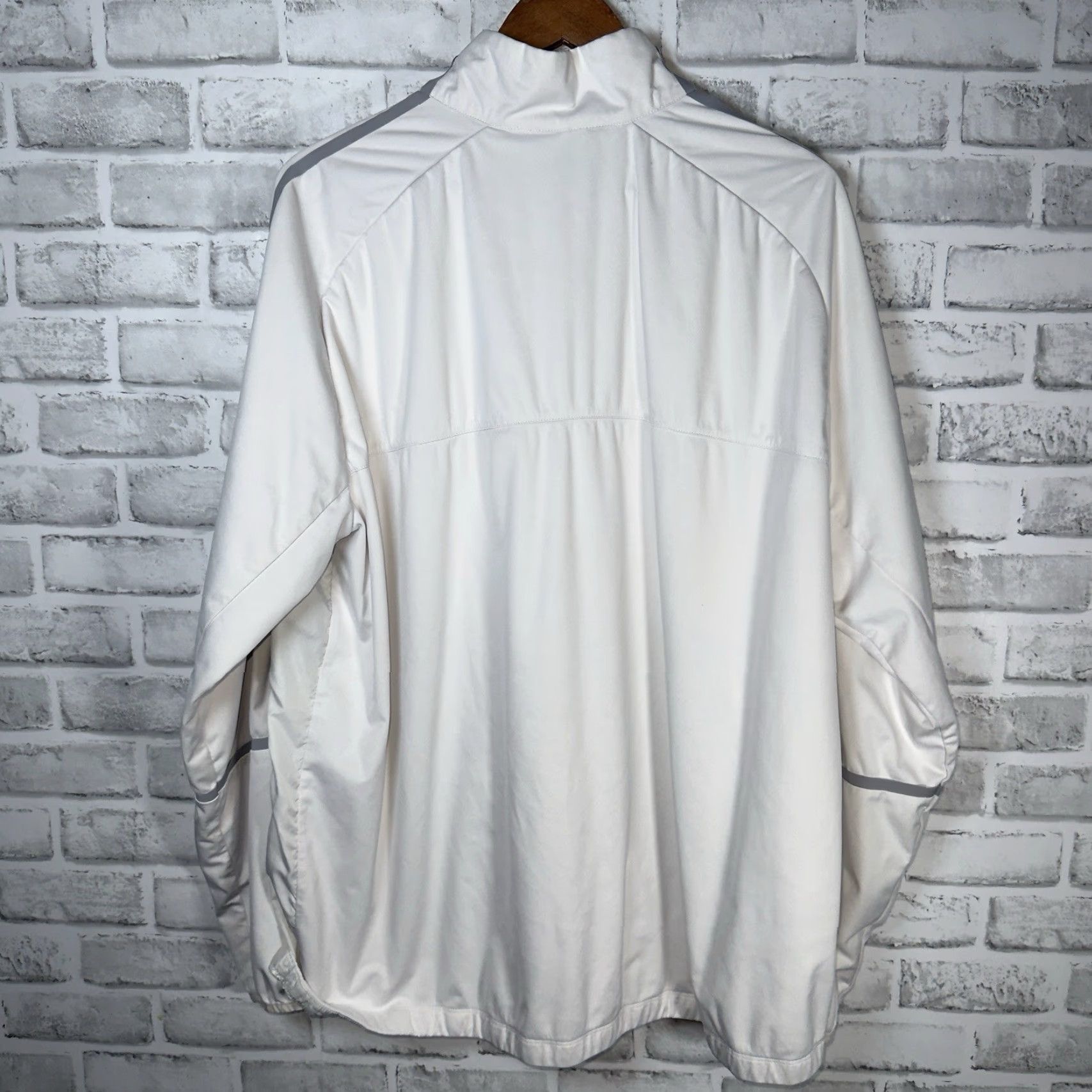 Nike Nike Golf Full-Zip White Polyester Jacket Mens Size XL Size US XL / EU 56 / 4 - 5 Thumbnail