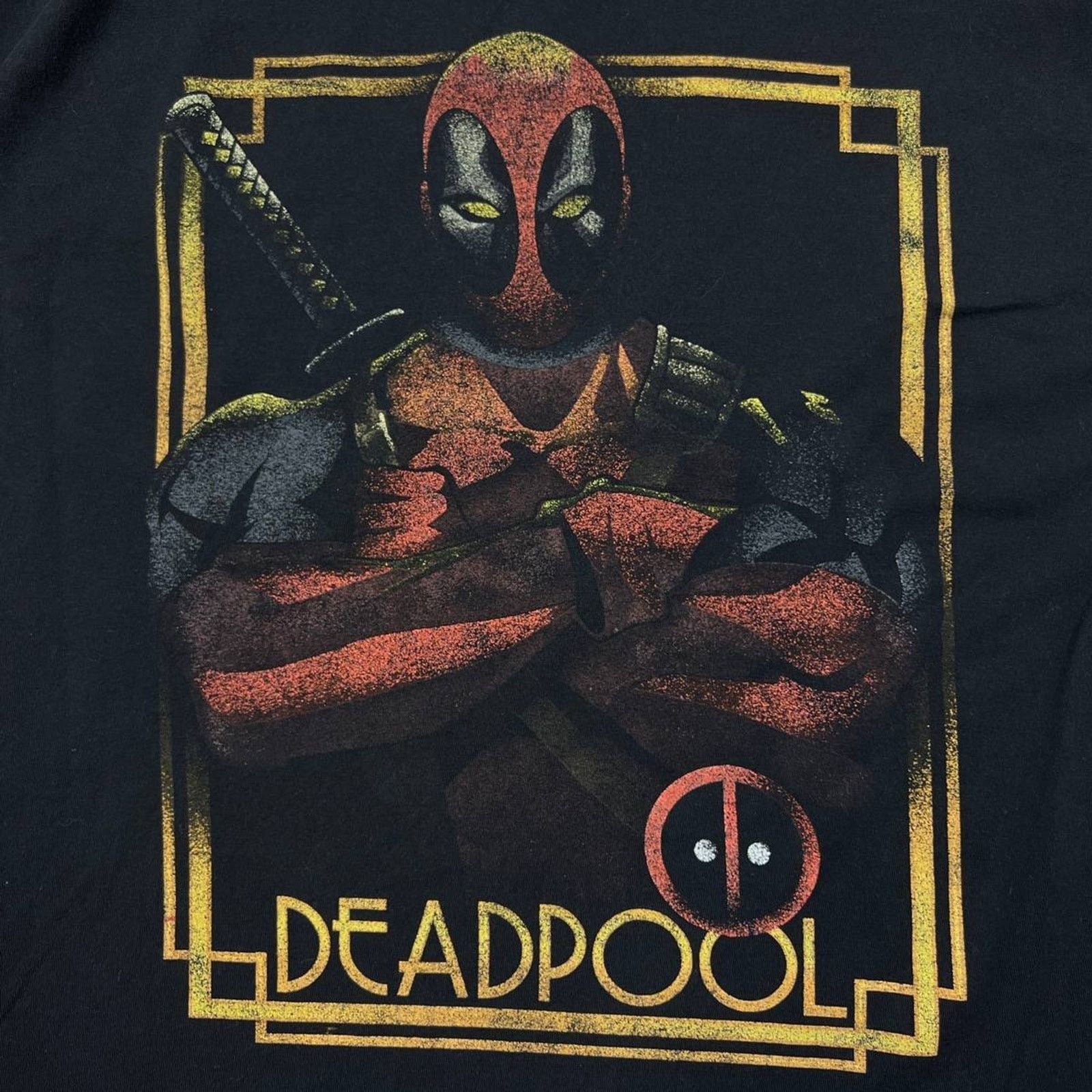Marvel Comics × Vintage Deadpool T Shirt Graphic Marvel Comic Movie Short Sleeve Tee Size US XXL / EU 58 / 5 - 2 Thumbnail