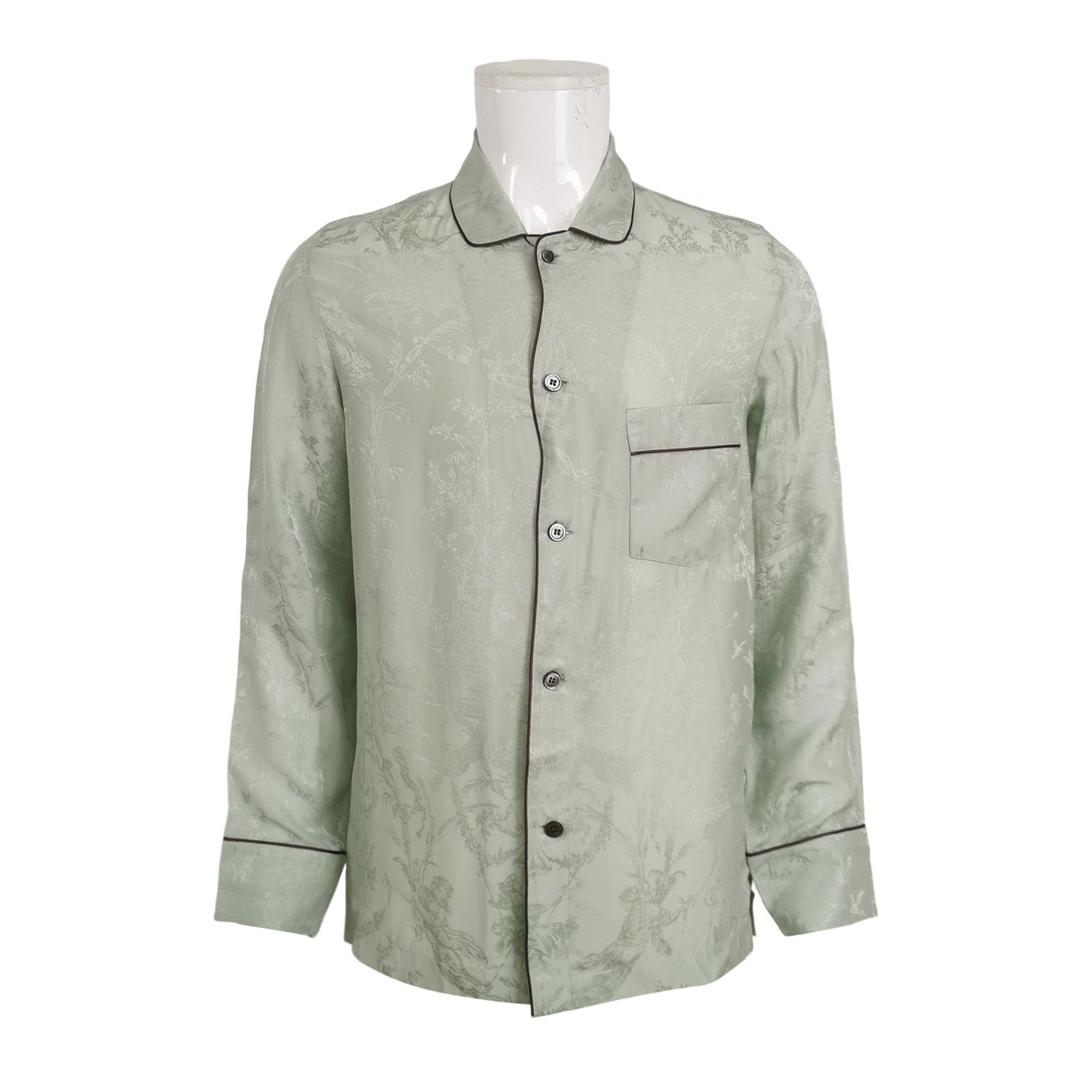 Dior Dior Silk Blend Jacquard Shirt Size S Size US S / EU 44-46 / 1 - 1 Thumbnail