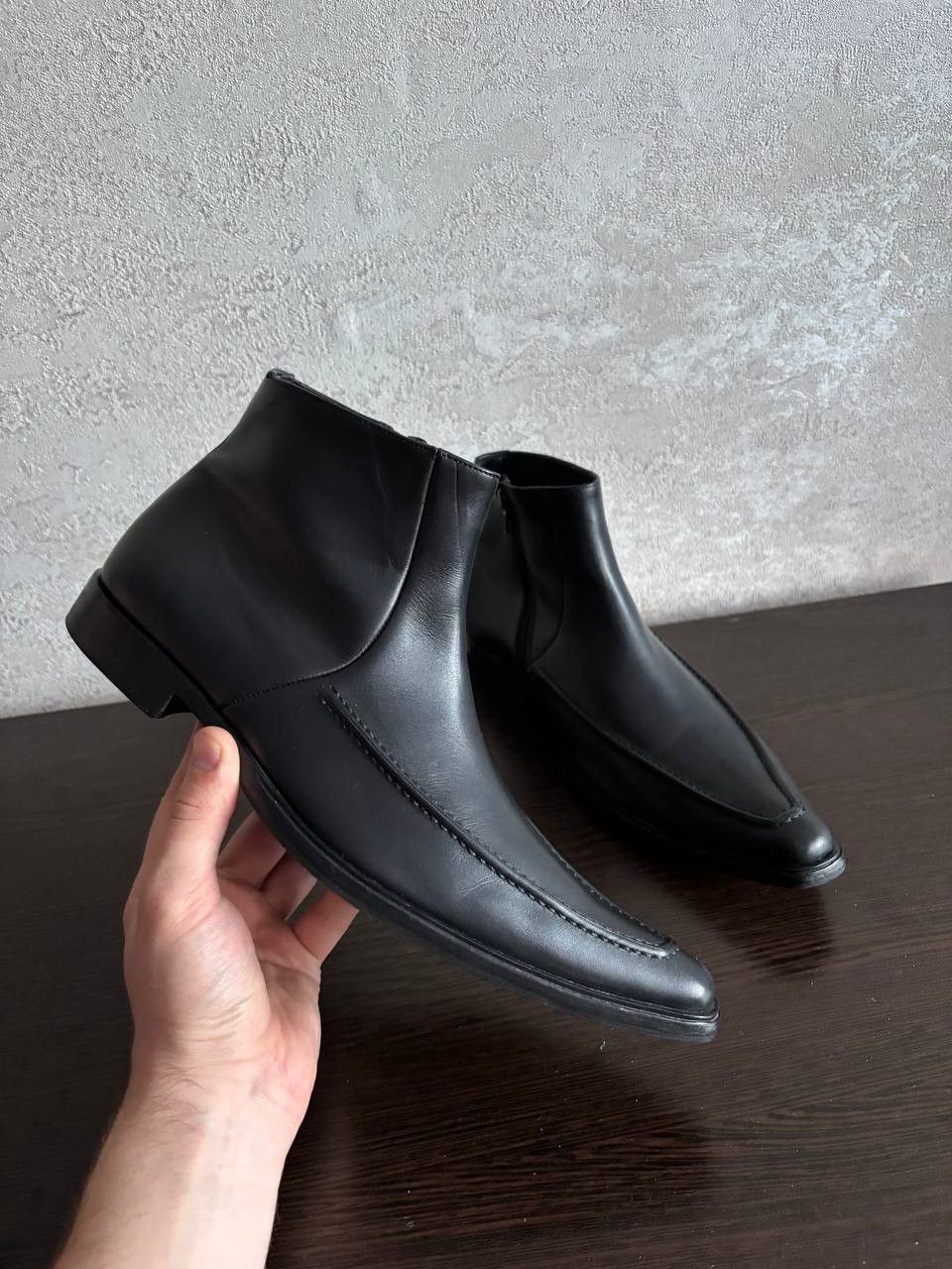 Genuine Leather Men’s Leather Boots Size US 9 / EU 42 - 2 Thumbnail