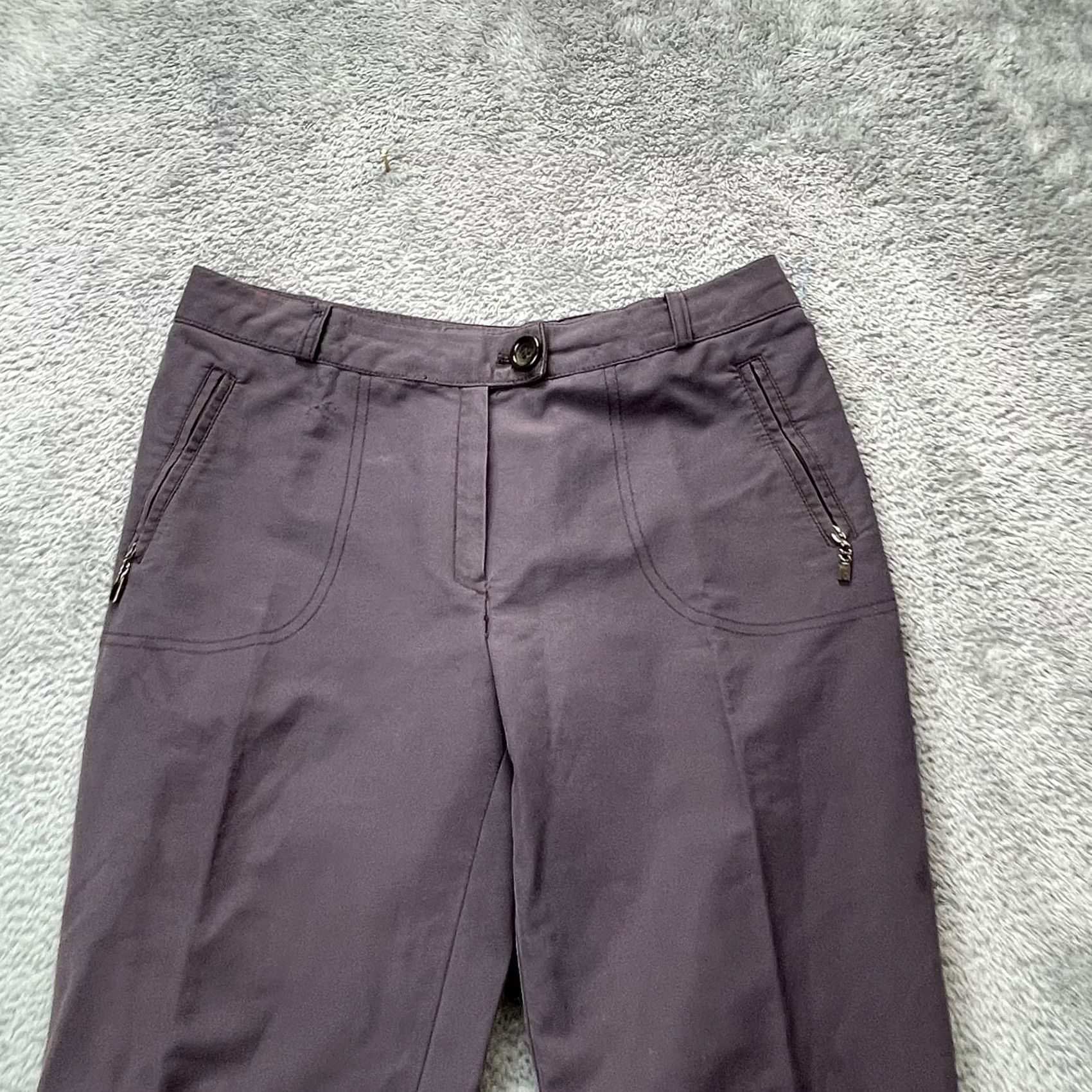 Vintage VTG Munsingwear Pants Womens 30 Chino Brown Stretch Embroidered Penguins 90s Retro Casual Utility Boys/Girls? Size 30" / US 8 / IT 44 - 3 Thumbnail