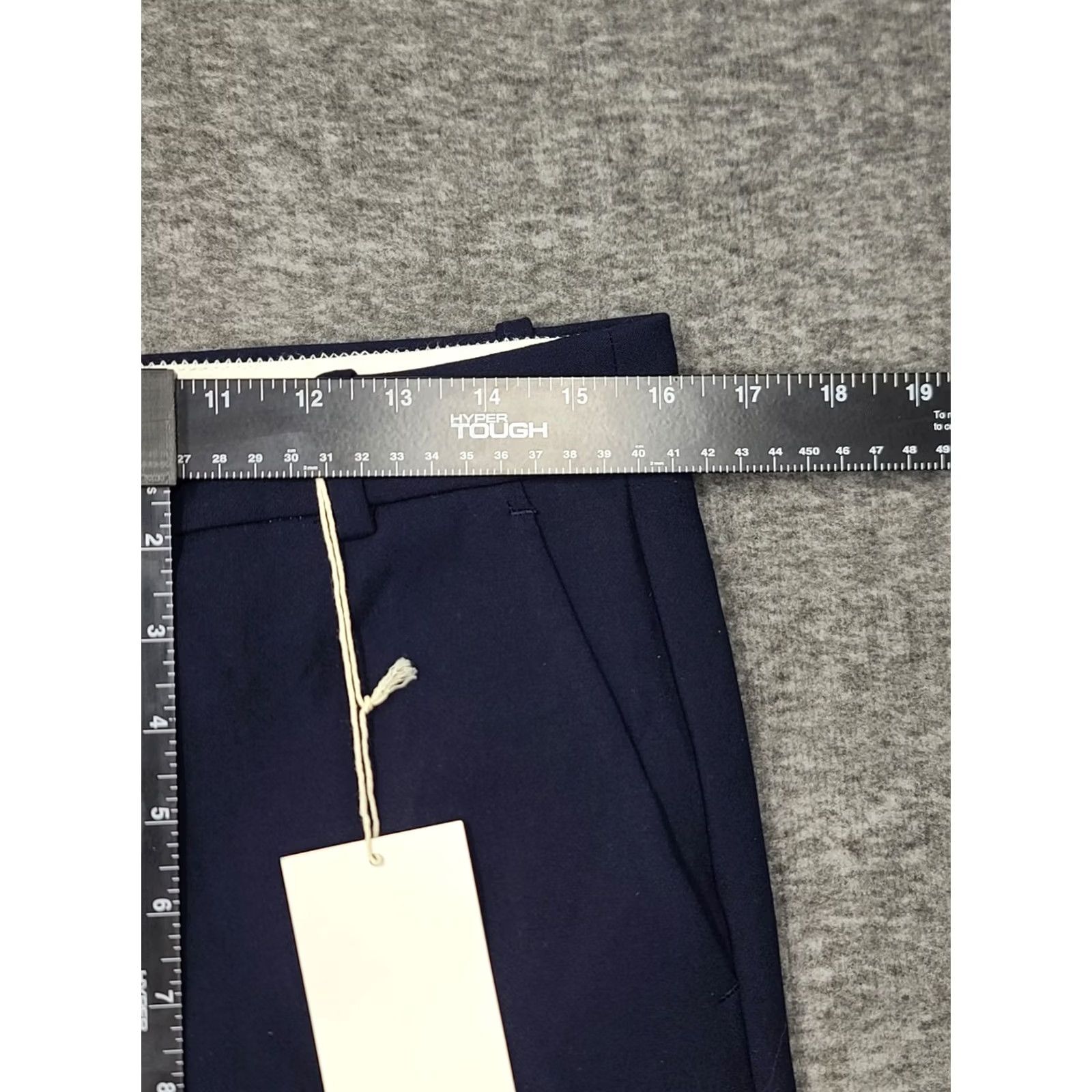 J.Crew VINTAGE J.CREW Cameron Pants High Rise Slim 12T Tall Navy Blue Four-Season Stretch Dress Slacks Woman Pants Size 34" / US 12 / IT 48 - 6 Thumbnail