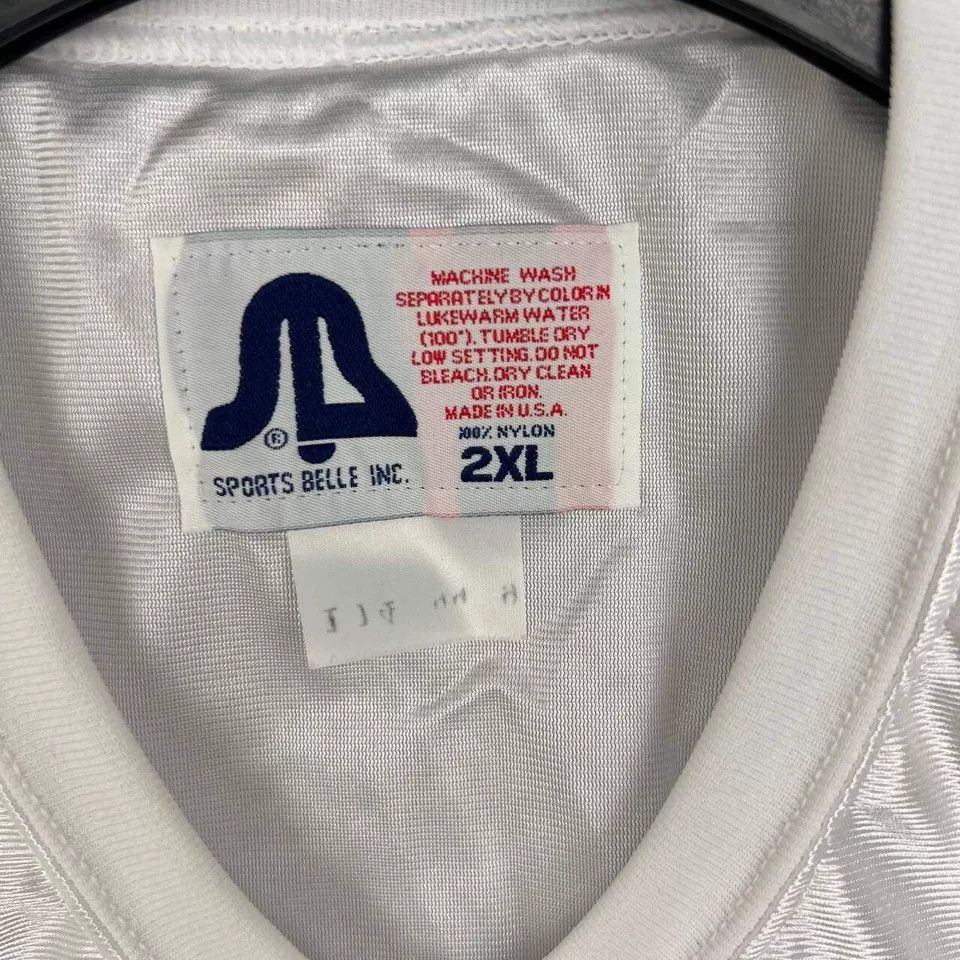 Other × Vintage Football Jersey Shirt Men 2XL White Plain Blank Short Sleeve Size US XXL / EU 58 / 5 - 3 Thumbnail