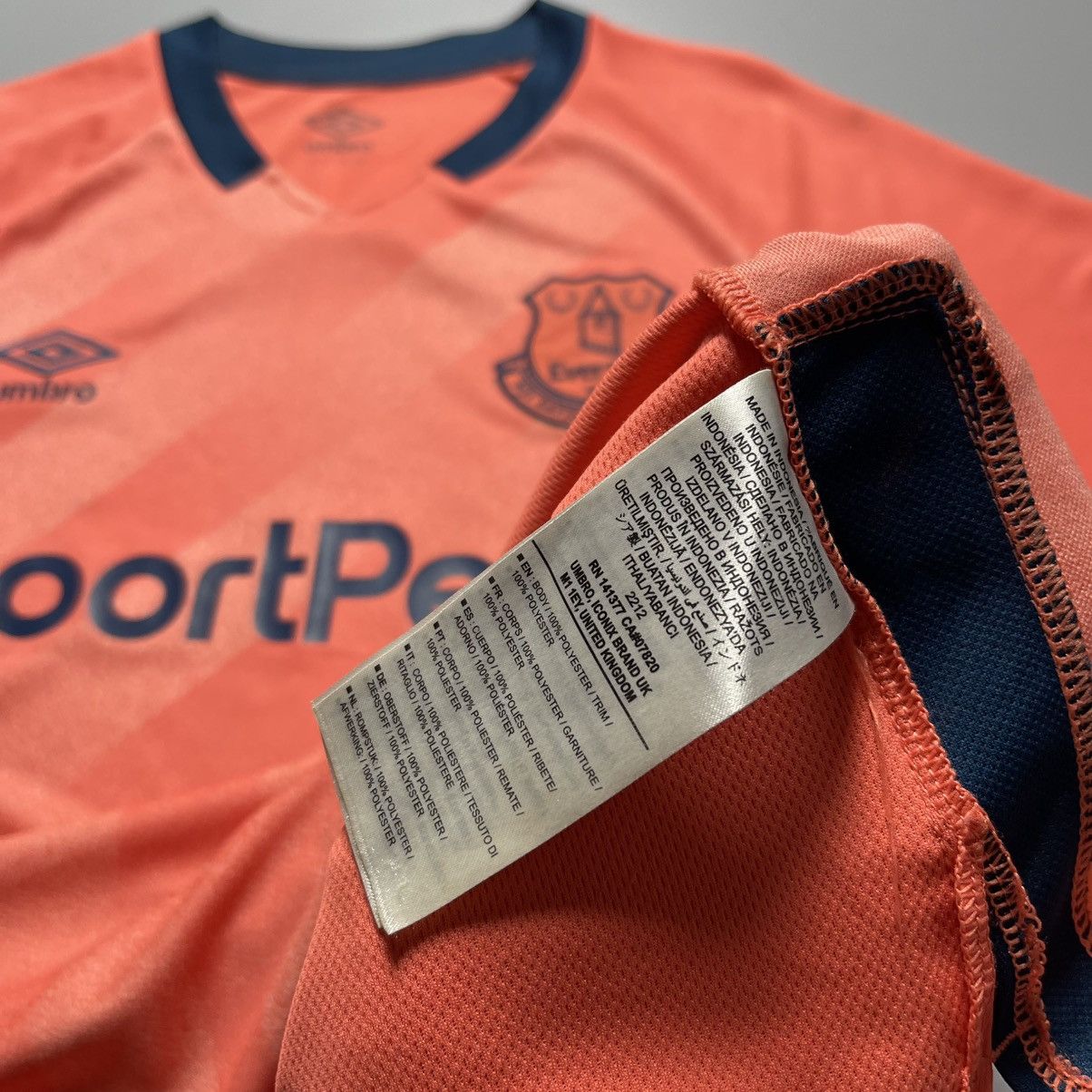 Umbro EVERTON UMBRO 2019/2020 FOOTBALL AWAY JERSEY #20 BERNARD Size US L / EU 52-54 / 3 - 11 Thumbnail