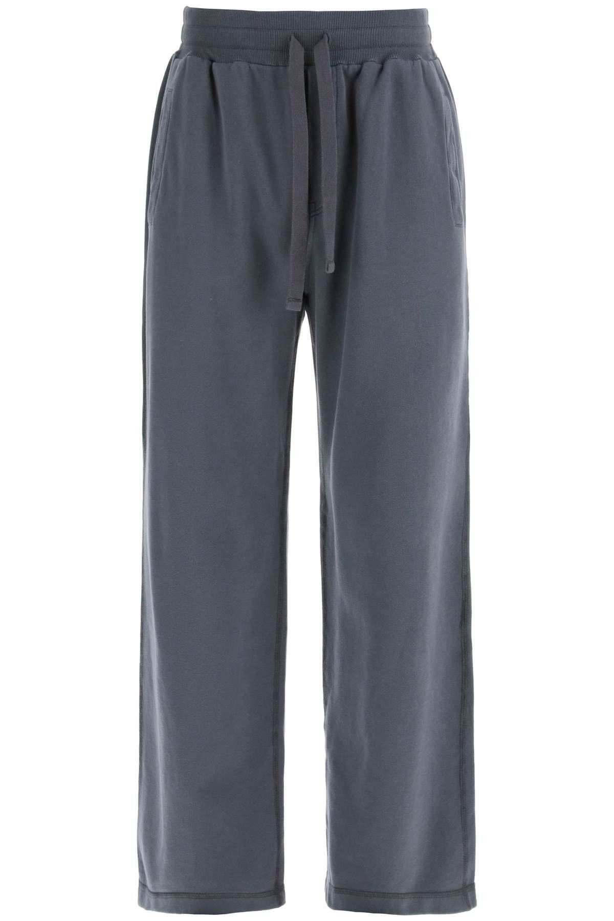 image of Dolce Gabbana Cotton Jogger Pants For in Grigio, Men's (Size 36)