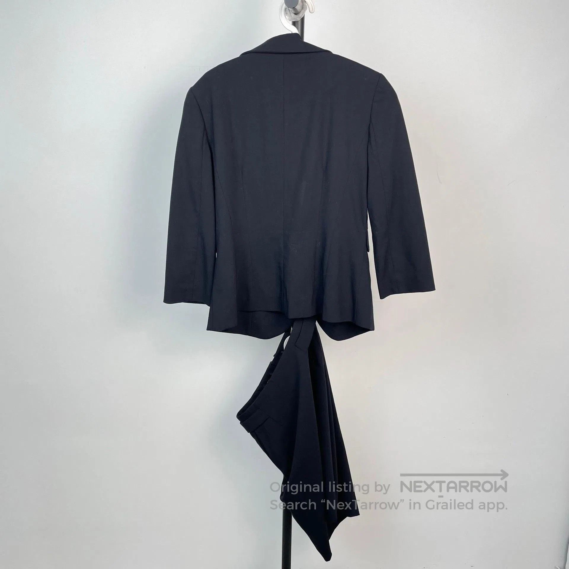 JieDa Giada Black Blazer and Skirt Set. Size S / US 4 / IT 40 - 2 Thumbnail