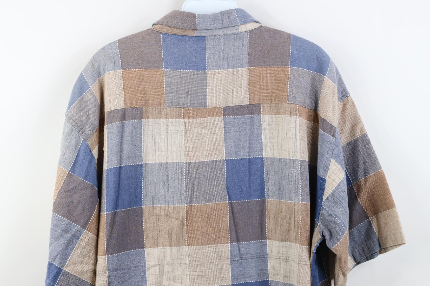 Vintage Vintage 90s Streetwear Short Sleeve Collared Button Shirt Size US XL / EU 56 / 4 - 13 Thumbnail