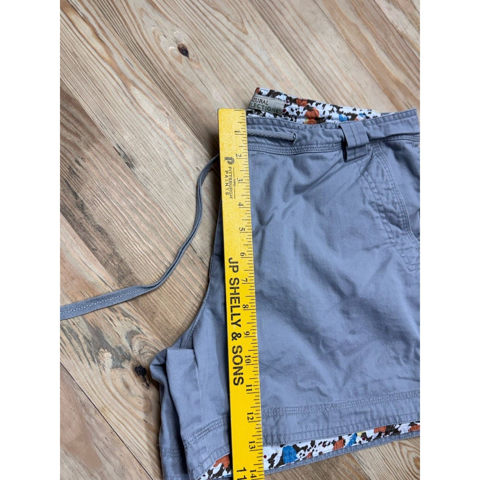 Other Natural Reflections Shorts Womens Sz 12 Gray Chino Size 34" / US 12 / IT 48 - 7 Thumbnail