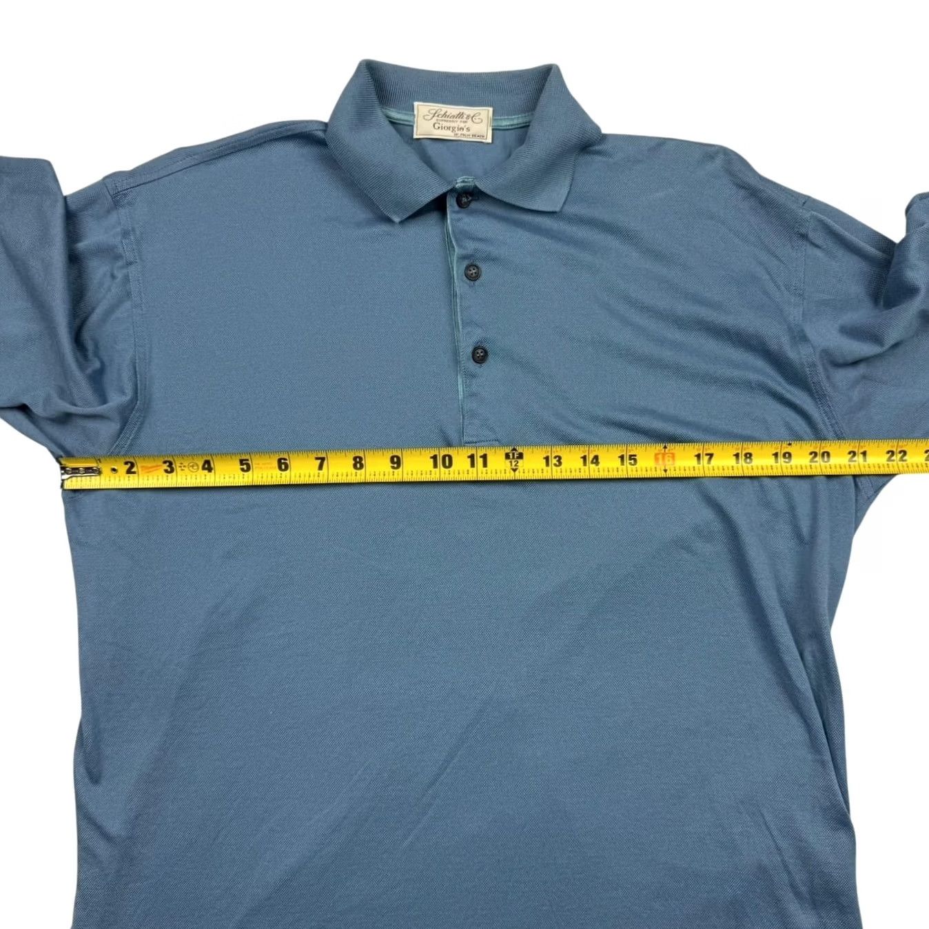 Vintage Giorgio's Polo Shirt Blue • Italy • 100% Cotton • Size 4 • Men Size US S / EU 44-46 / 1 - 8 Thumbnail