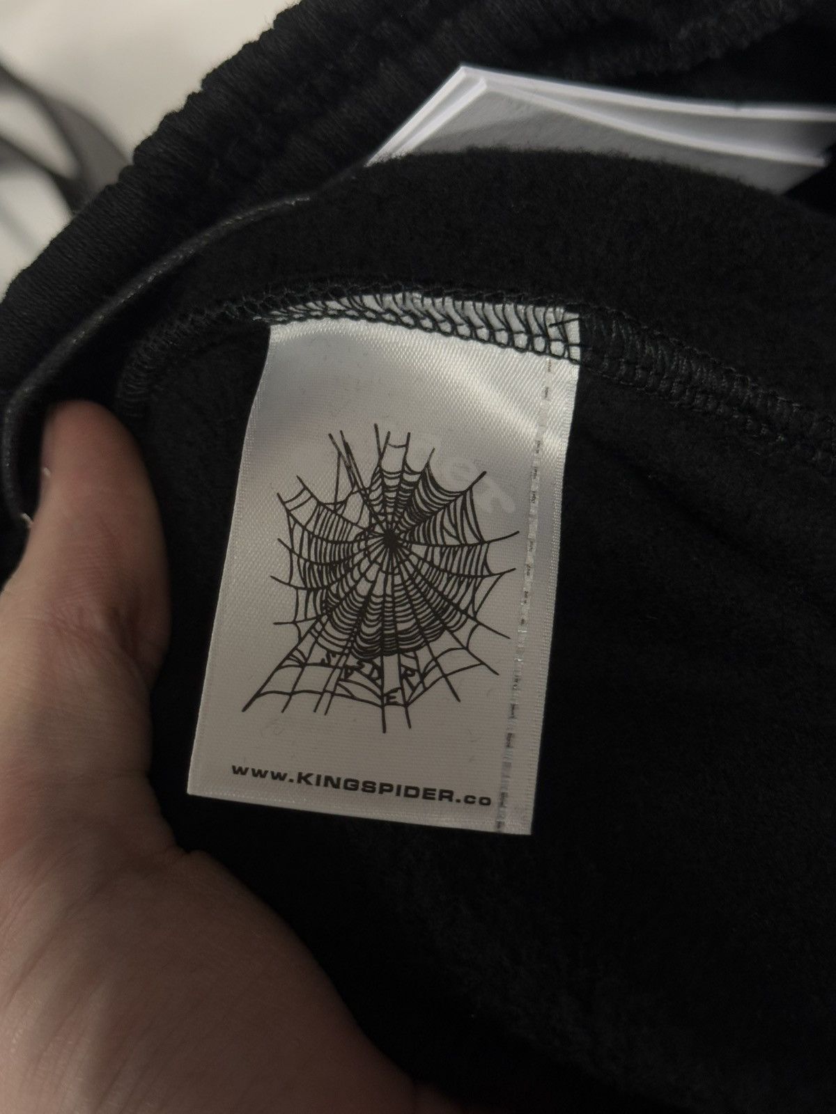 Sp5der Sp5der Worldwide Sweatpants Size Small Black (2025) (NEW Size US 30 / EU 46 - 7 Thumbnail