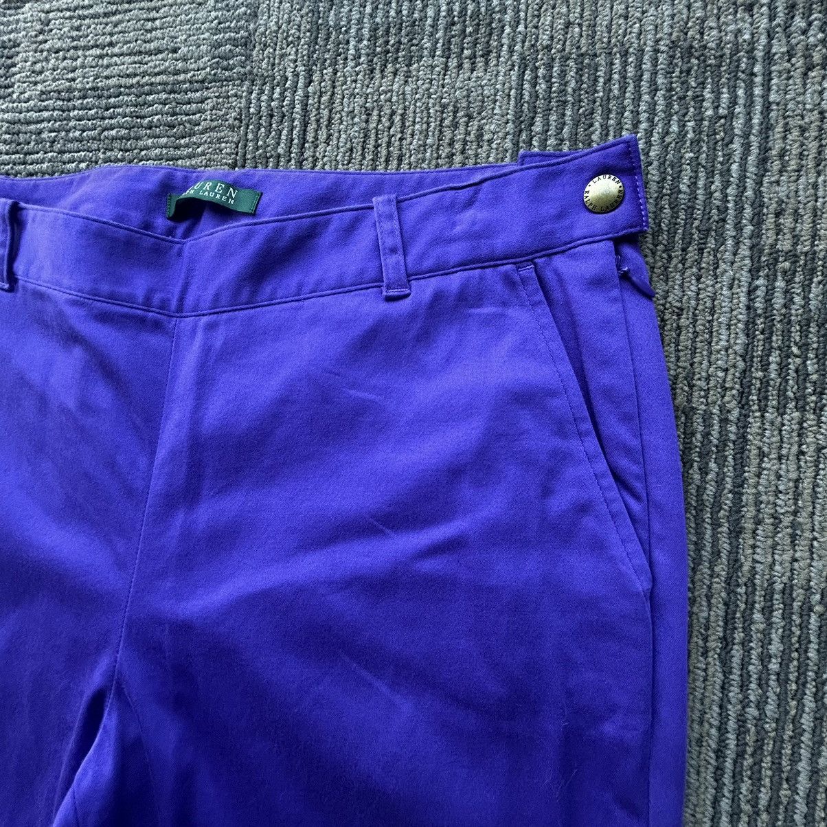 Ralph Lauren Vintage Y2K Lauren Ralph Lauren Purple Dress Pants Size 30" / US 8 / IT 44 - 2 Thumbnail