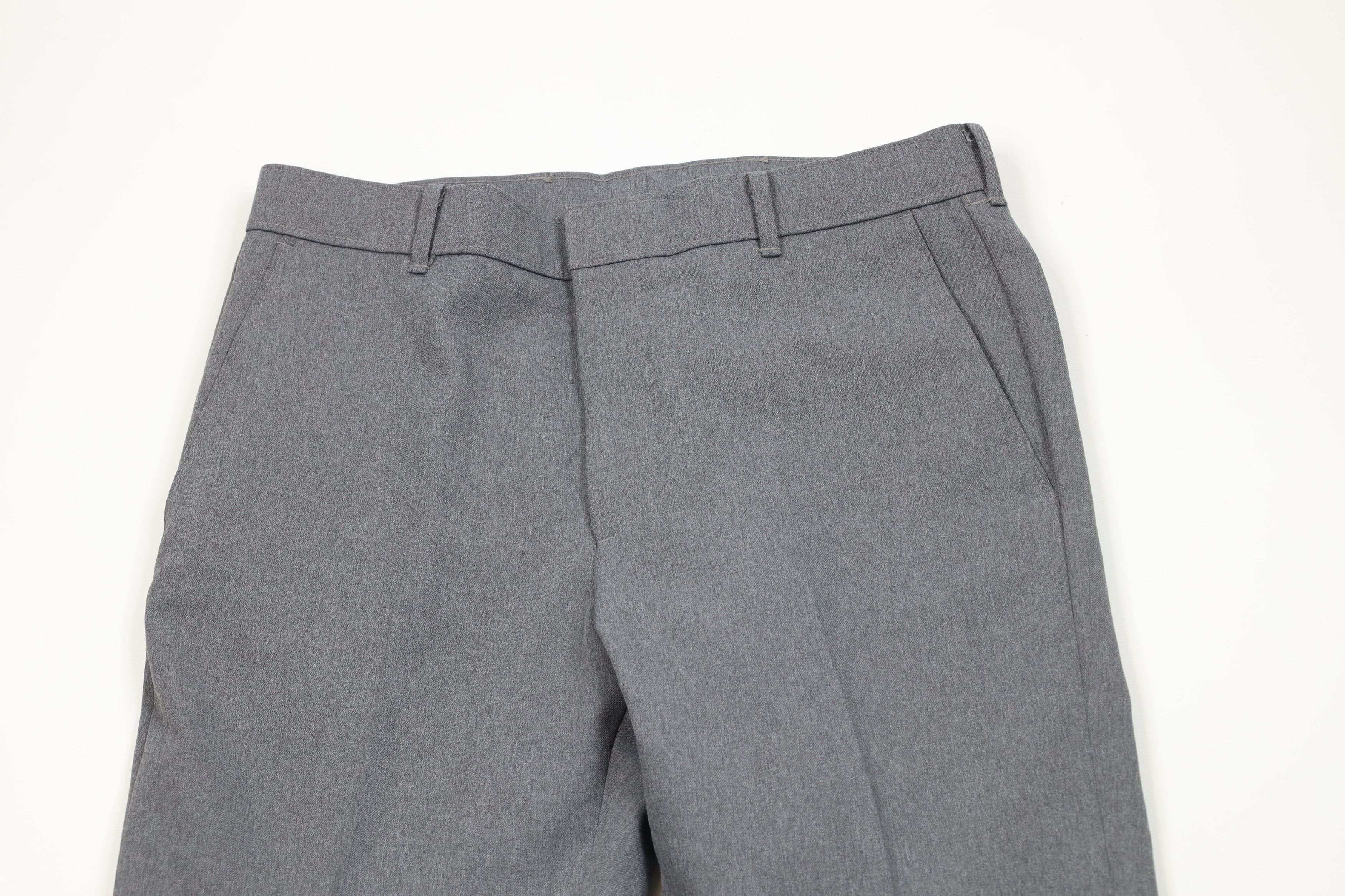 Levi's × Vintage Vintage 70s Levis Wide Leg Chino Pants Heather Gray USA Size US 32 / EU 48 - 2 Thumbnail