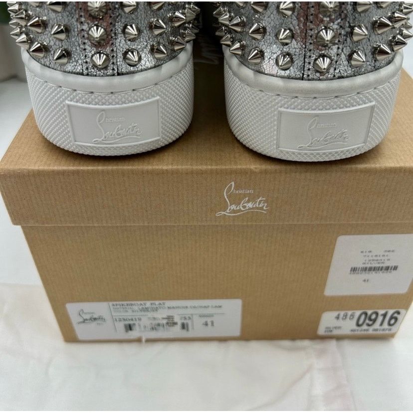 Christian Louboutin Christian Louboutin spike boat, leather sneakers size 41 Size US 8 / EU 41 - 7 Thumbnail
