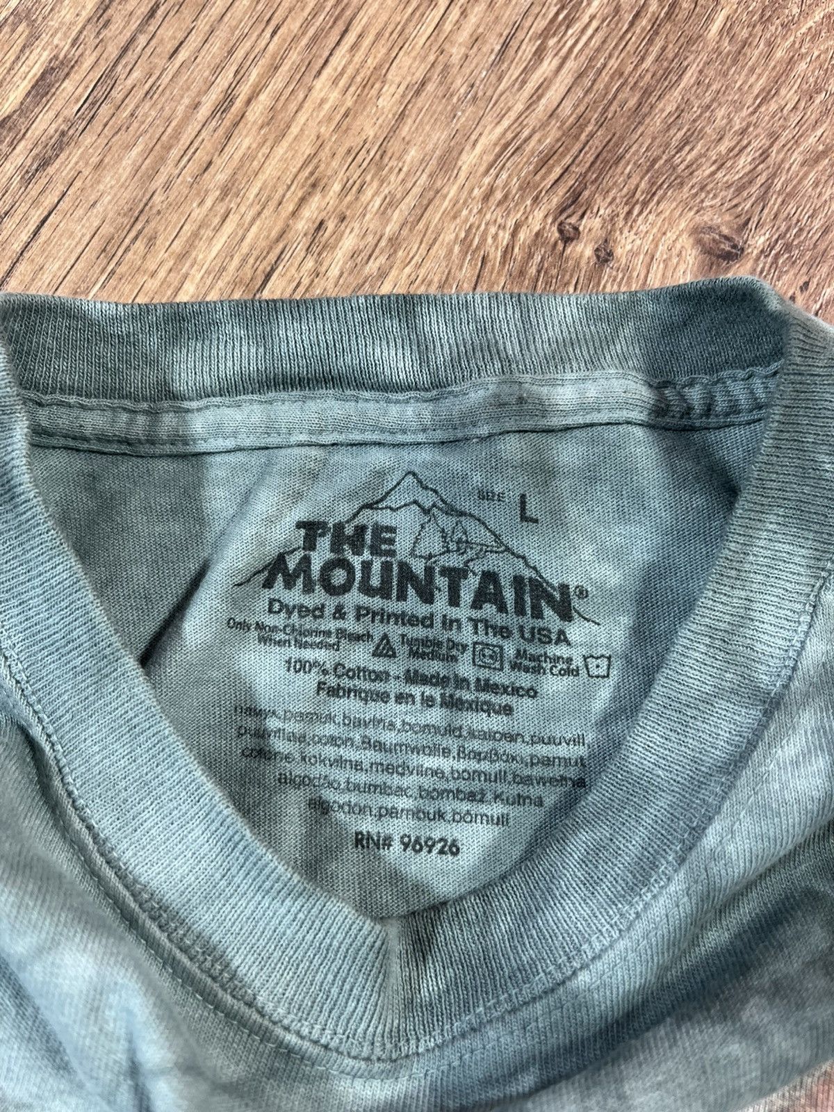 The Mountain × Vintage Vintage The Mountain White Rabbit Tie-Dye T Shirt Size US L / EU 52-54 / 3 - 6 Thumbnail
