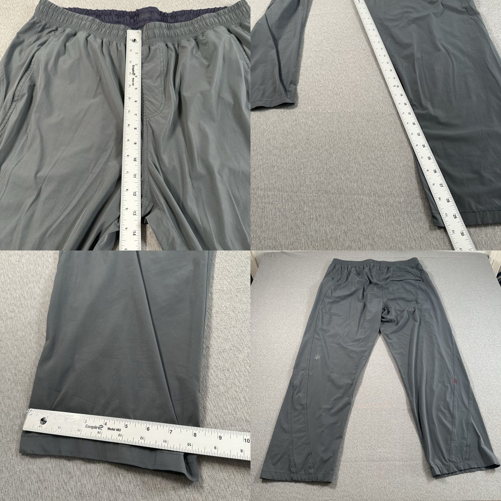 Rhone Rhone Sweatpants Men XL Torrent Nylon Elastic Waist Zip Pockets Gray Modern Solid EUC Size US 36 / EU 52 - 8 Thumbnail