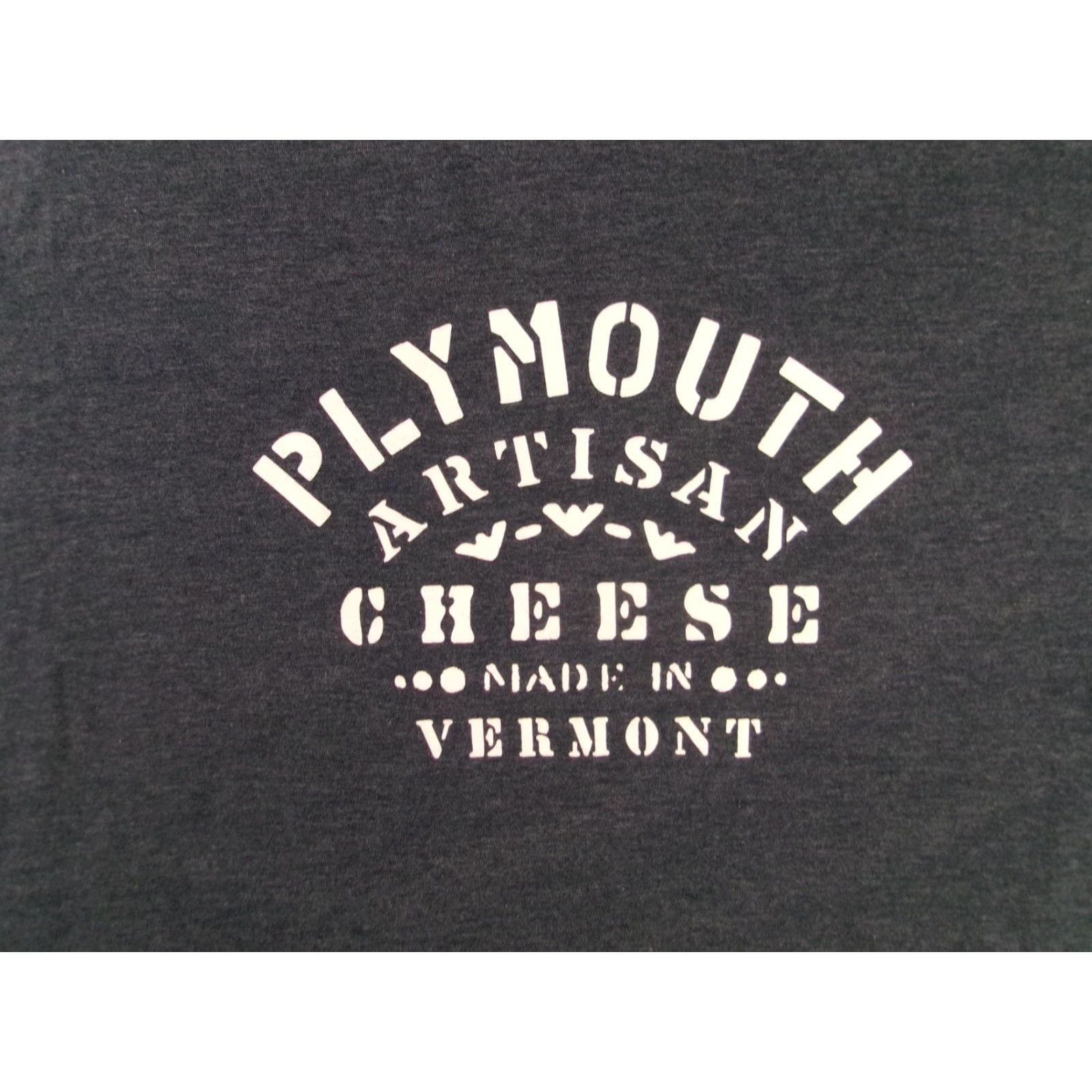 Vintage District Made Plymouth Artisan Cheese Vermont Navy Graphic Tee Mens XL Shirt Size US XL / EU 56 / 4 - 2 Thumbnail