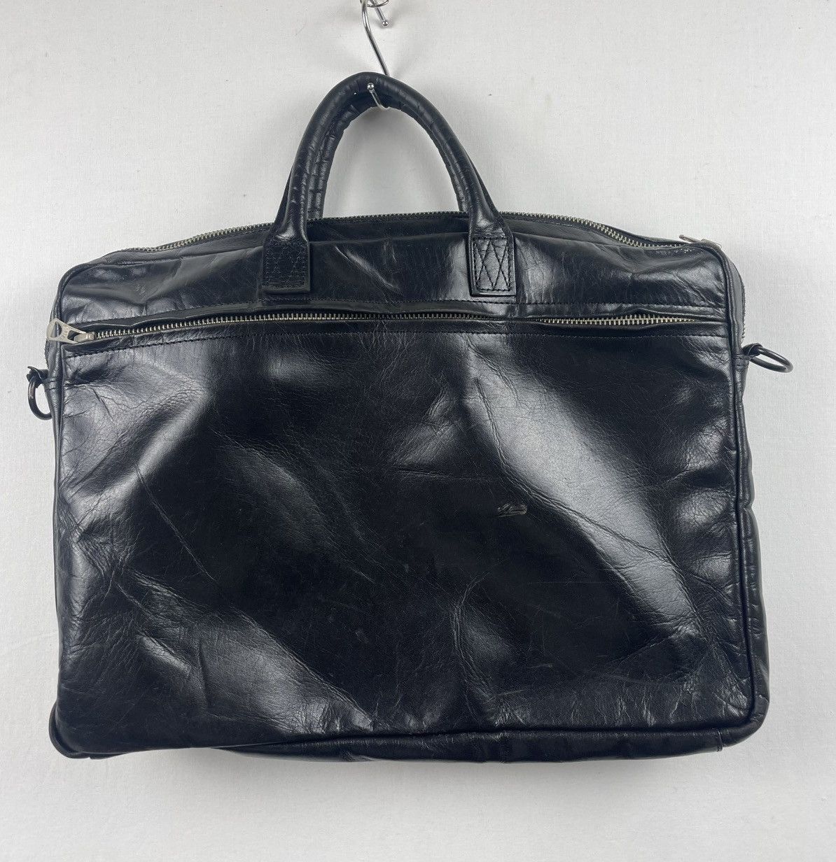 Porter Porter Dash Leather Slim Business Bag Black Yoshida & Co. Size ONE SIZE - 2 Thumbnail