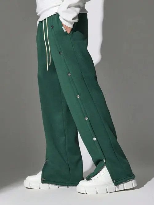 Japanese Brand Loose fit Heavyweight Straight Y2k Sweatpants Size US 30 / EU 46 - 4 Thumbnail