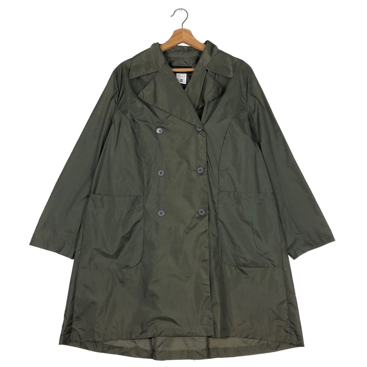Issey Miyake 🔥Vtg Long Jacket Double Breast Macphee Tomorrowland Japan Size US S / EU 44-46 / 1 - 1 Thumbnail
