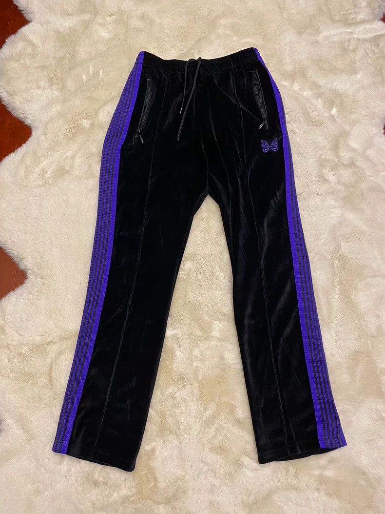 Needles Narrow Velour Track Pants - dmc
