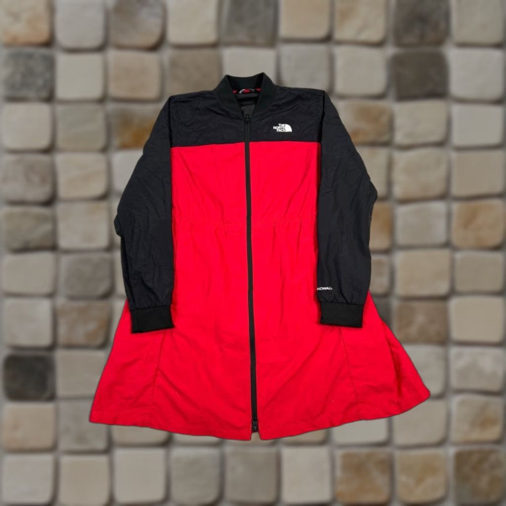 The North Face The North Face Windwall Flybae Jacket Womens XS Red Full Zip Bomber Jacket Size XS / US 0-2 / IT 36-38 - 1 Thumbnail