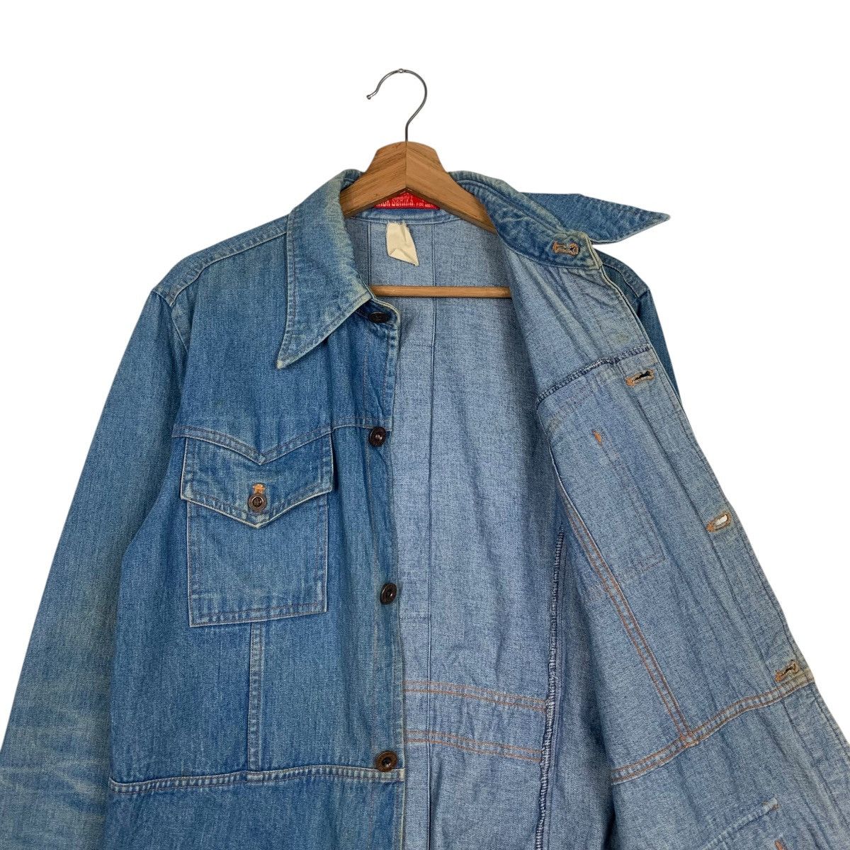 Vintage JACK SERIKA For Men Four Pocket Denim Jacket #1845-C80 Size US S / EU 44-46 / 1 - 8 Thumbnail