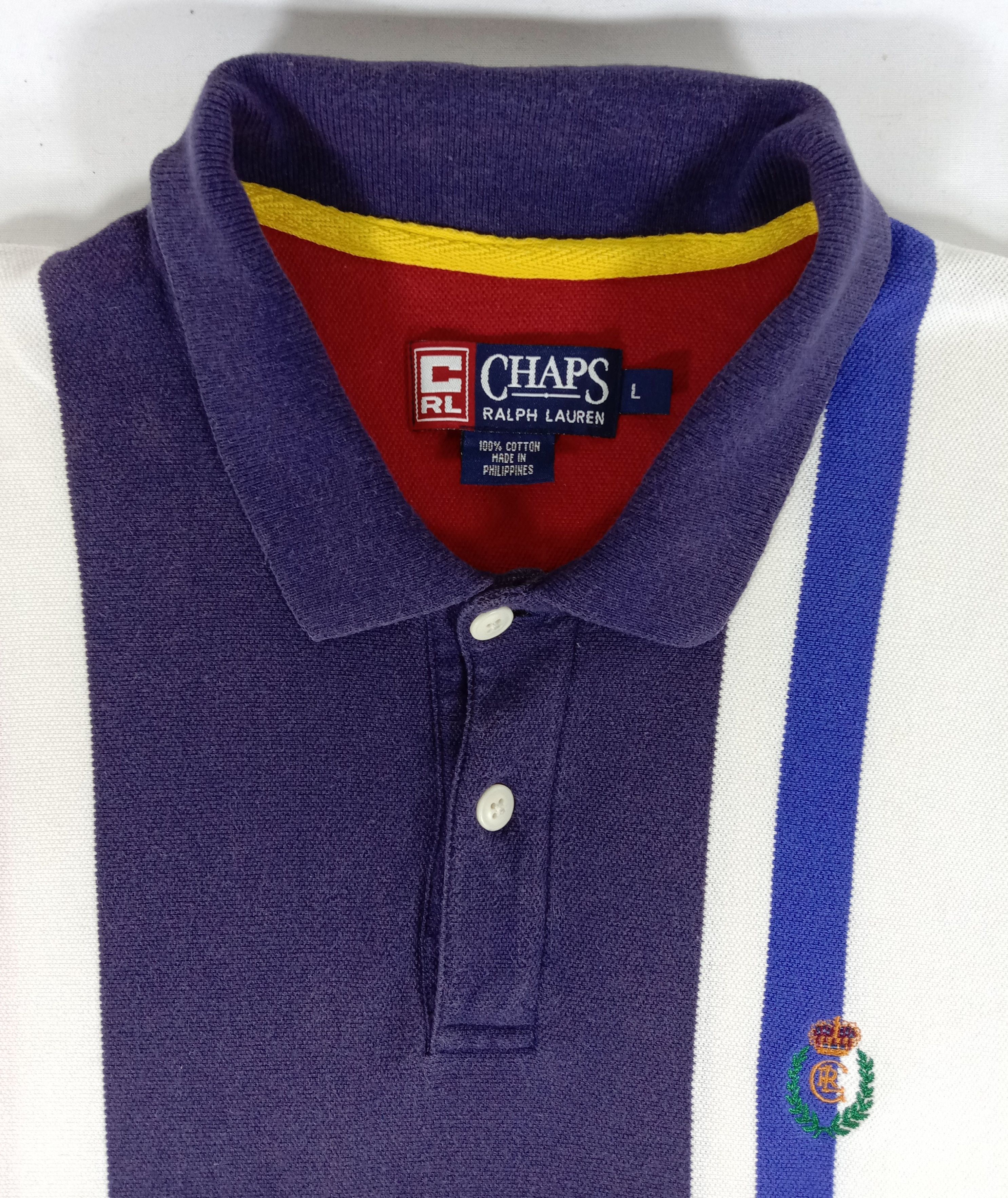 Chaps Ralph Lauren Vintage 90’s Chaps Ralph Lauren Polo Shirt Size US L / EU 52-54 / 3 - 2 Thumbnail