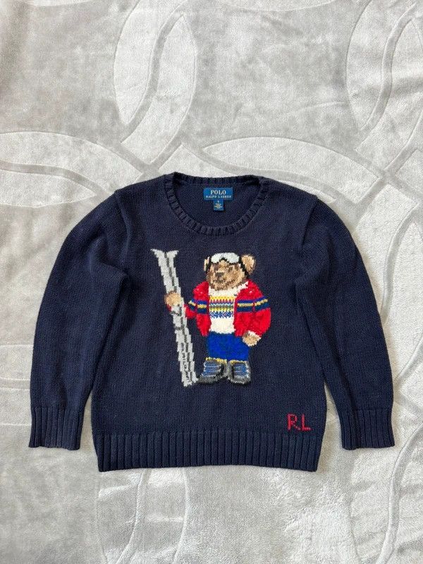 Polo Ralph Lauren Polo Ralph Lauren Ski Teddy Bear Pullover Sweater size 5 115 Size XXS / US 00 / IT 34 - 1 Thumbnail