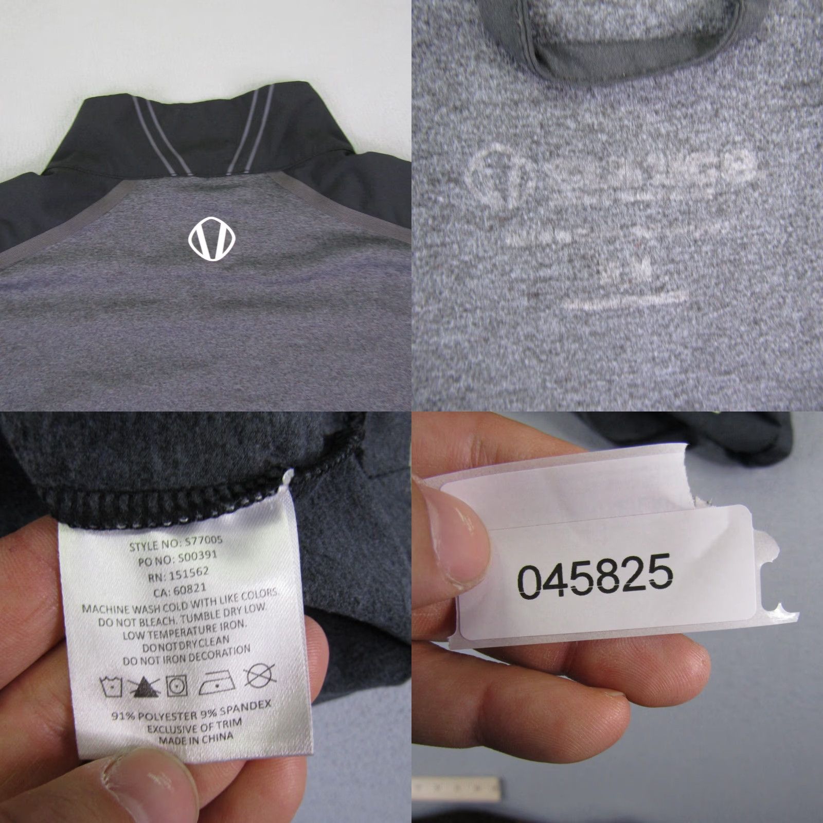 Vintage VINTAGE Sunice Jacket Mens M Gray Black Performance 1/4 Zip Pullover Golf Sweater Size US M / EU 48-50 / 2 - 8 Thumbnail