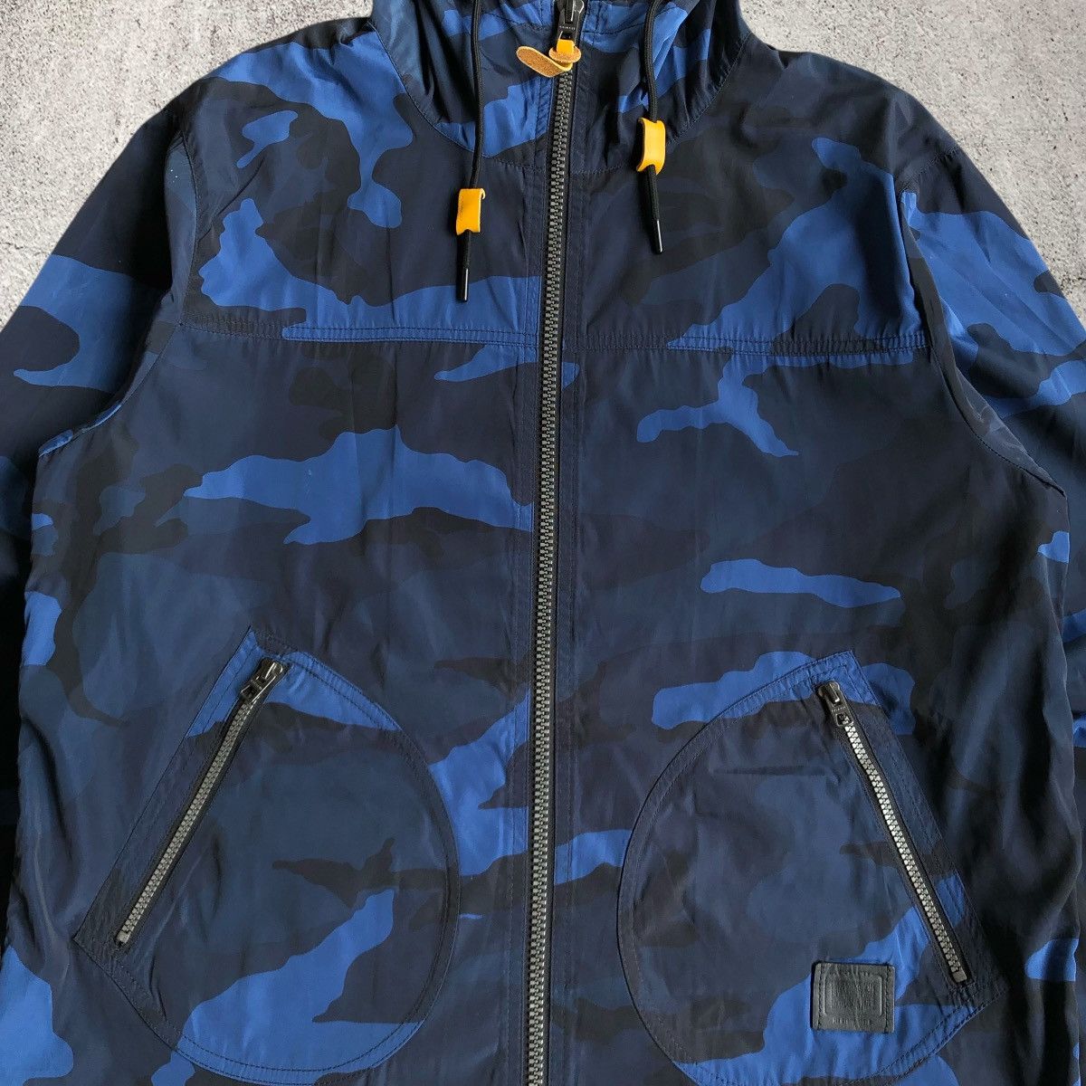 Coach Coach New York Luxury Camouflage Navy Windbreaker Jacket Size US XL / EU 56 / 4 - 6 Thumbnail