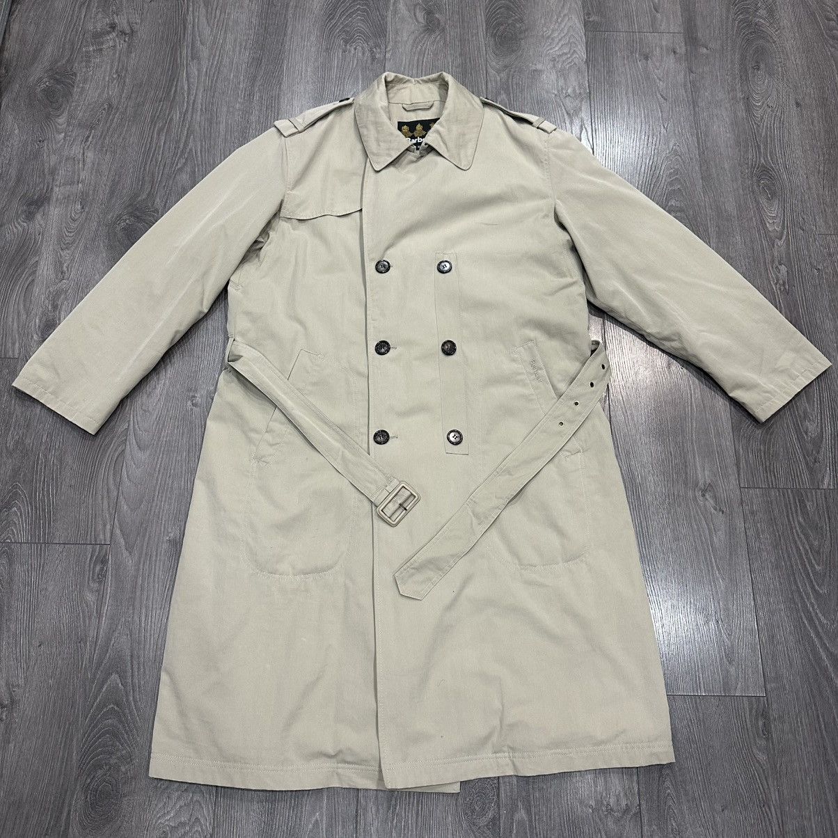 Barbour Barbour Maclennan Trench T1169 Waterproof Belted Coat Size US XL / EU 56 / 4 - 1 Thumbnail