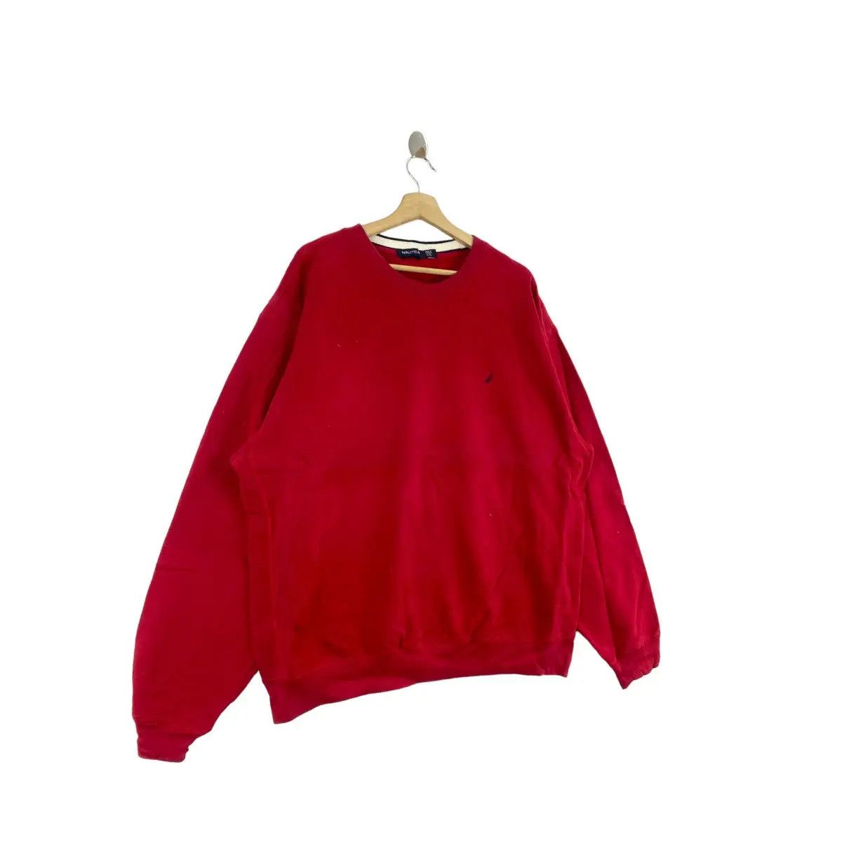 Nautica Vintage 90’ NAUTICA Sailing Gear Embroidered Sweatshirt Red Size US XXL / EU 58 / 5 - 5 Thumbnail