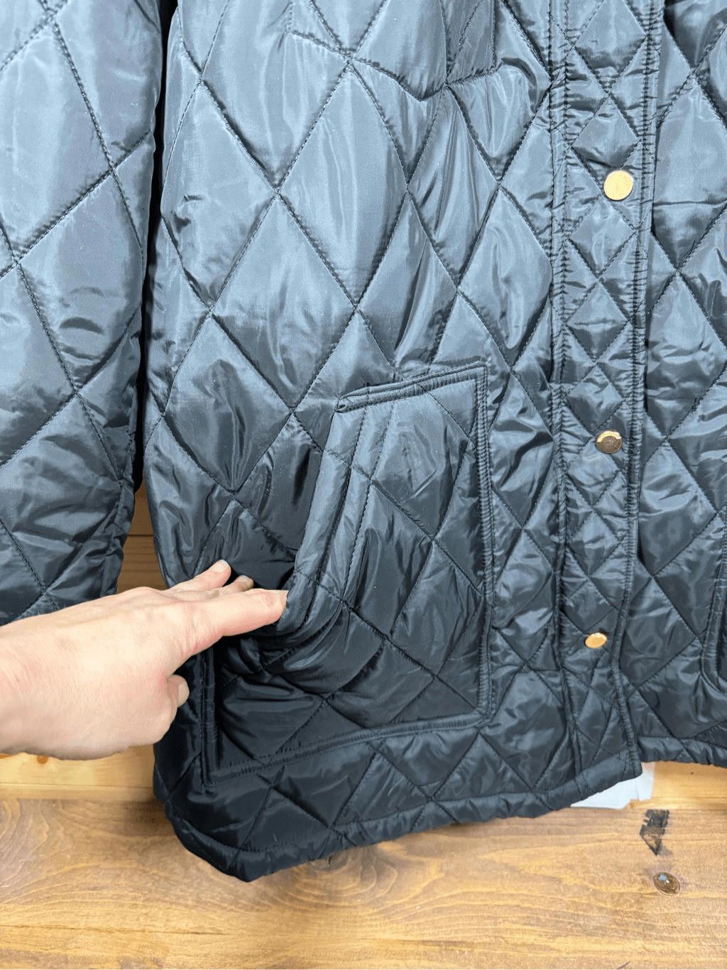 Weatherproof Weatherproof Women's Quilted Shacket Black Plus Size 1X Size XL / US 12-14 / IT 48-50 - 5 Thumbnail