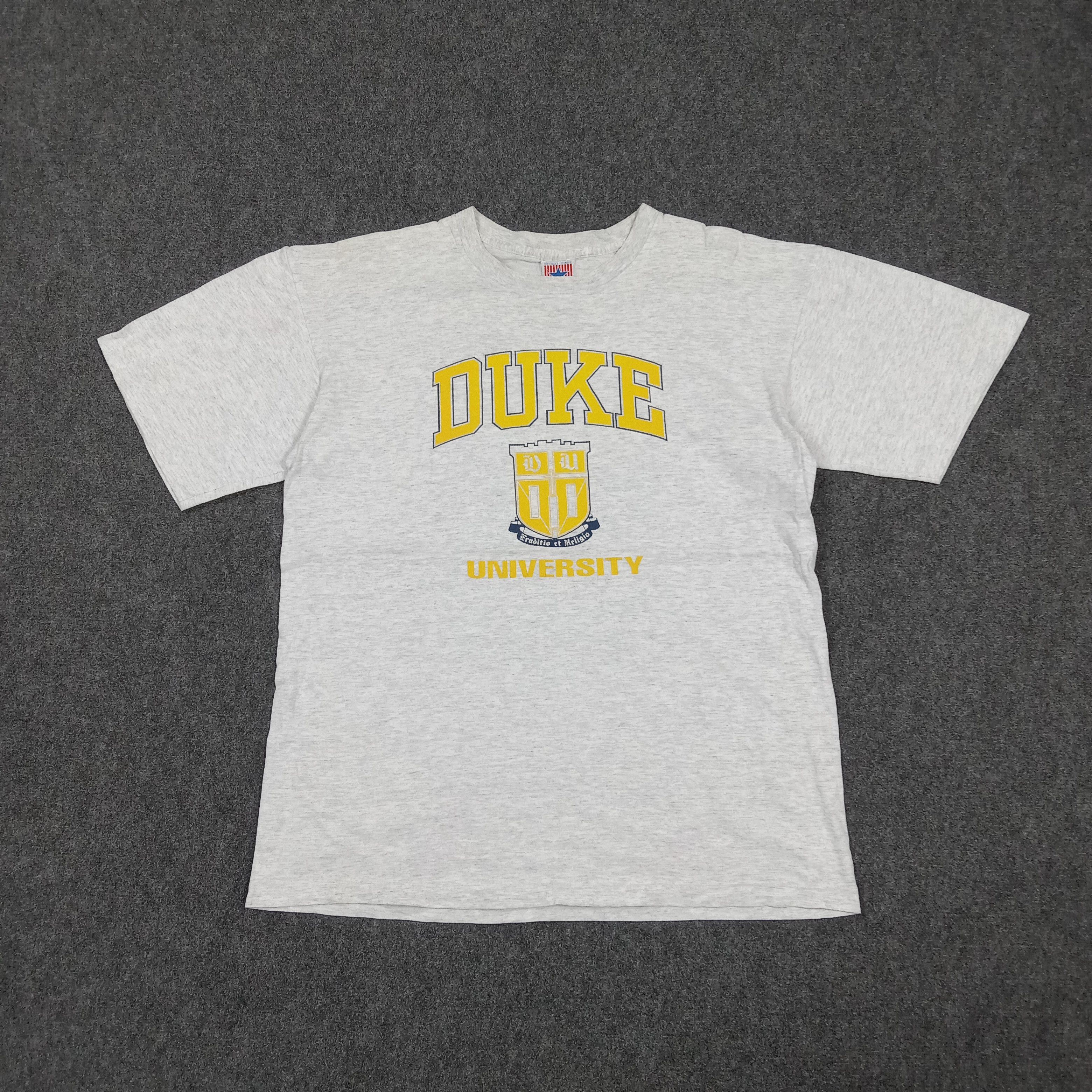 Vintage 90's Duke University USA Single Stitch Tshirt C285N10 Size US L / EU 52-54 / 3 - 1 Thumbnail