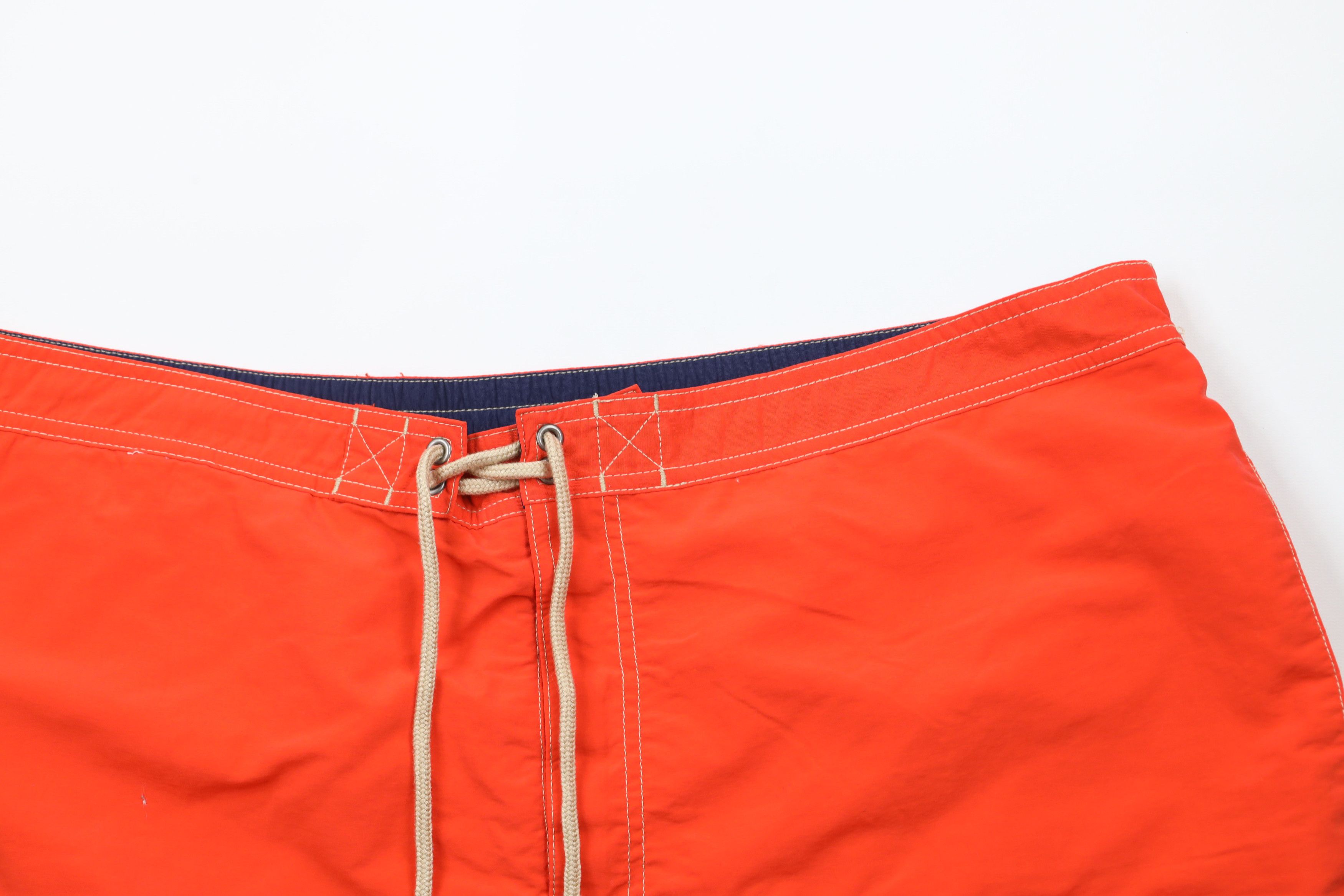 Ralph Lauren × Vintage Vintage 90s Ralph Lauren Lined Shorts Swim Trunks Orange Size US 40 / EU 56 - 2 Thumbnail