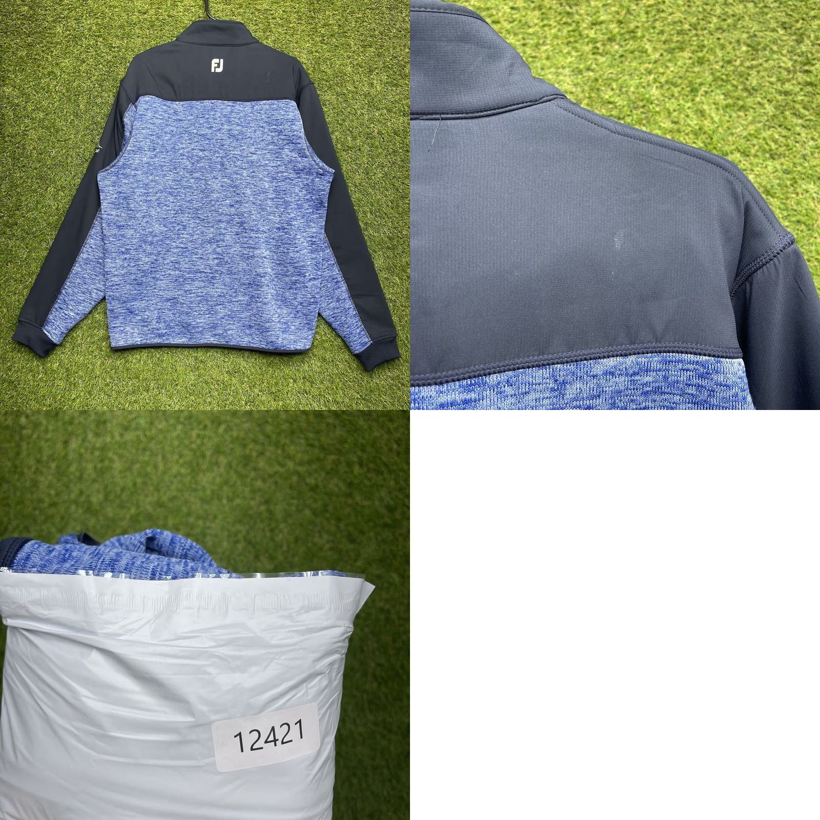 Footjoy FootJoy Jacket Mens Medium Blue Fleece Full Zip Windbreaker Outdoor Golf Storm Casual Size US M / EU 48-50 / 2 - 9 Thumbnail