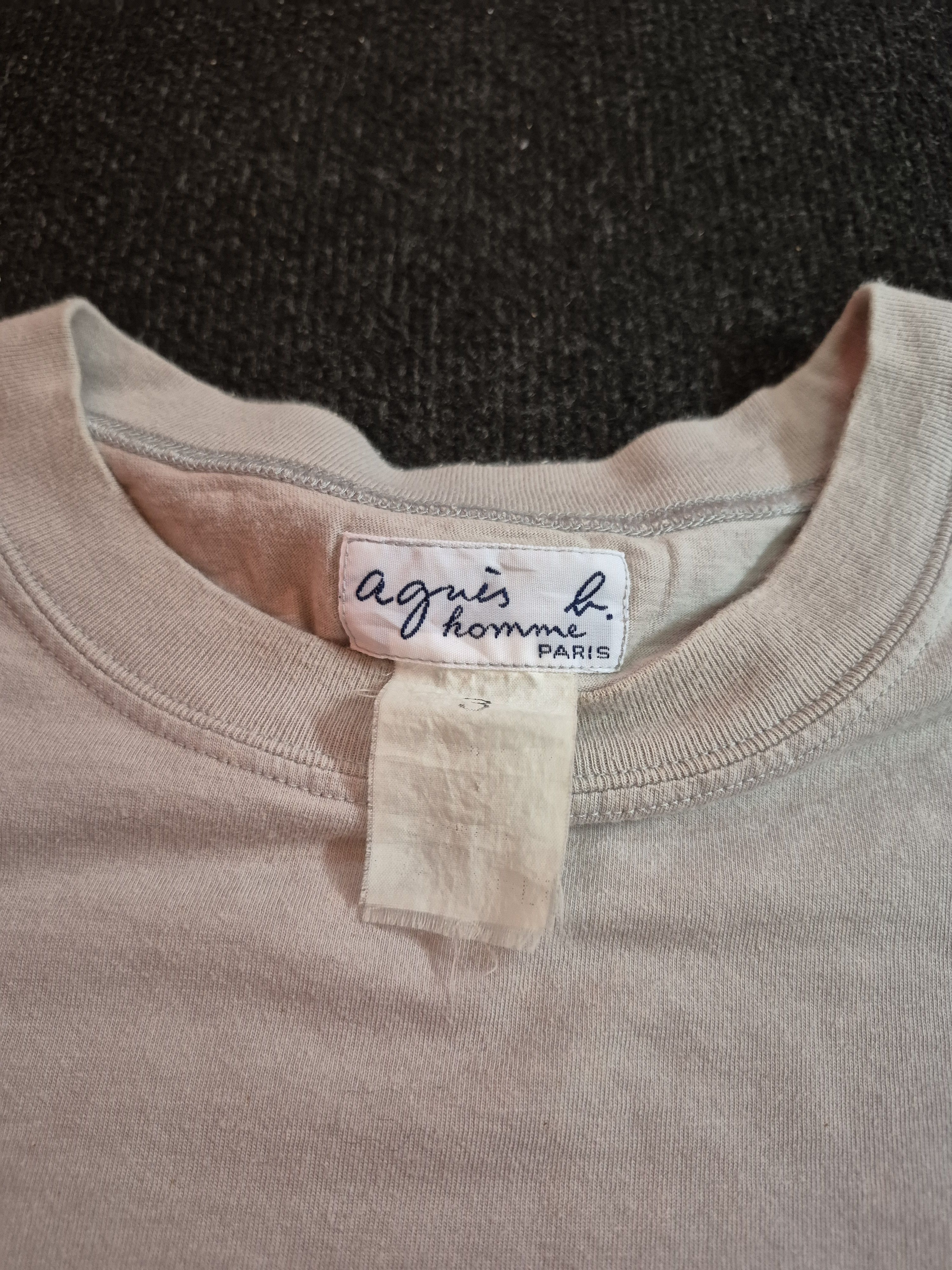 agnes b. 🔥 Agnes B Homme Paris Plain Pocket Tee Size US L / EU 52-54 / 3 - 7 Thumbnail