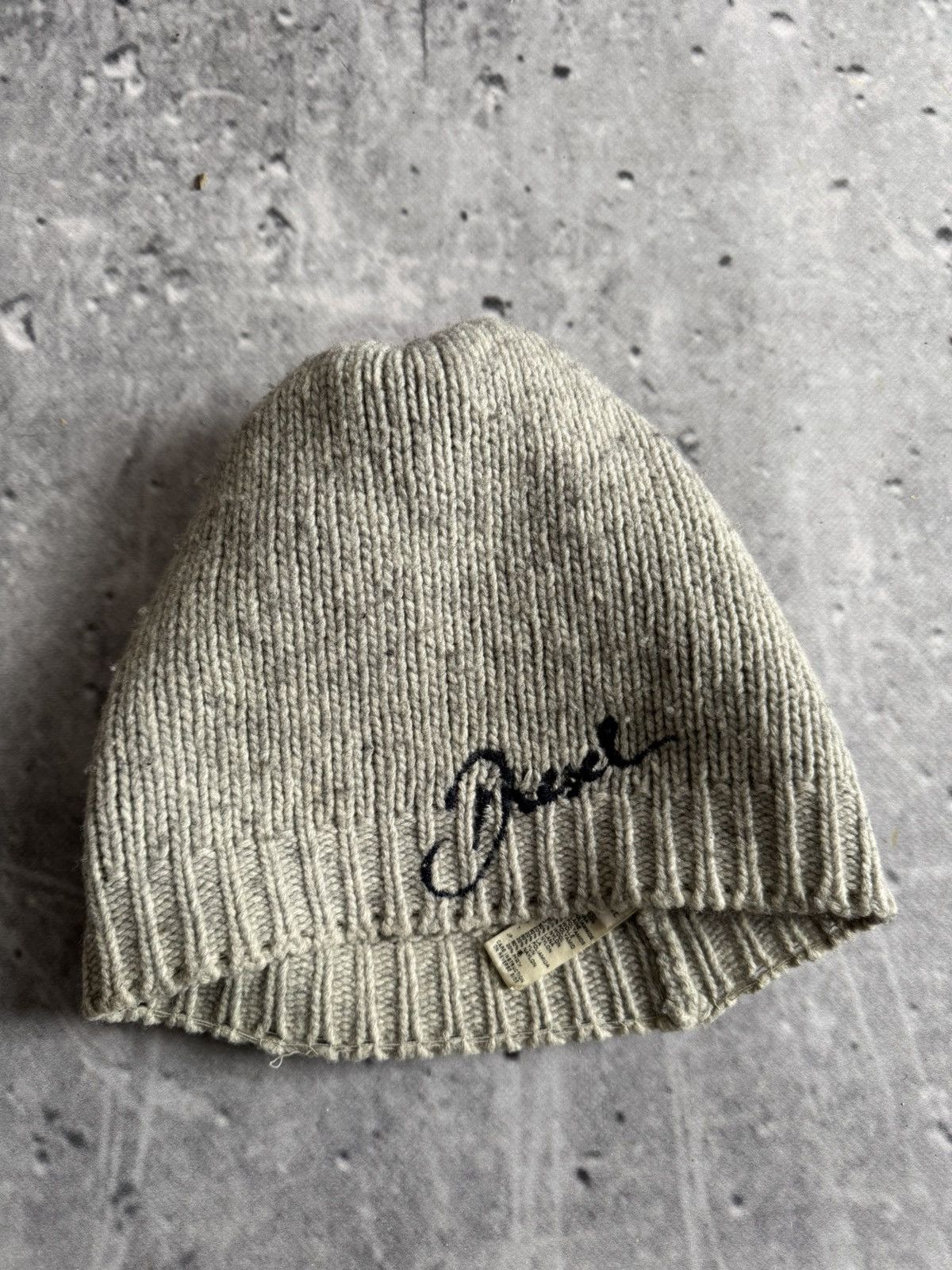 Diesel × Japanese Brand × Vintage Vintage knit Diesel hat Size ONE SIZE - 1 Thumbnail