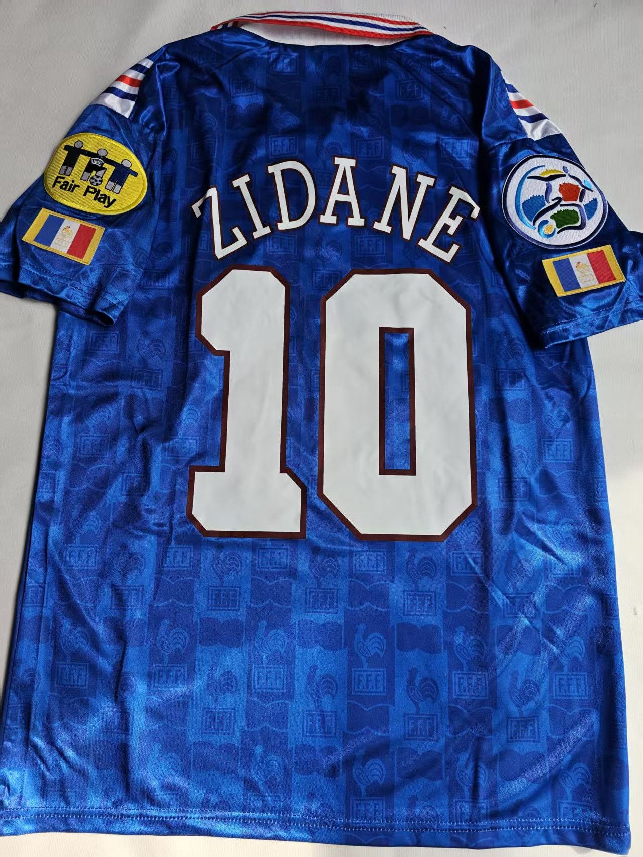 1996 France #10 Zidane Jersey XXL