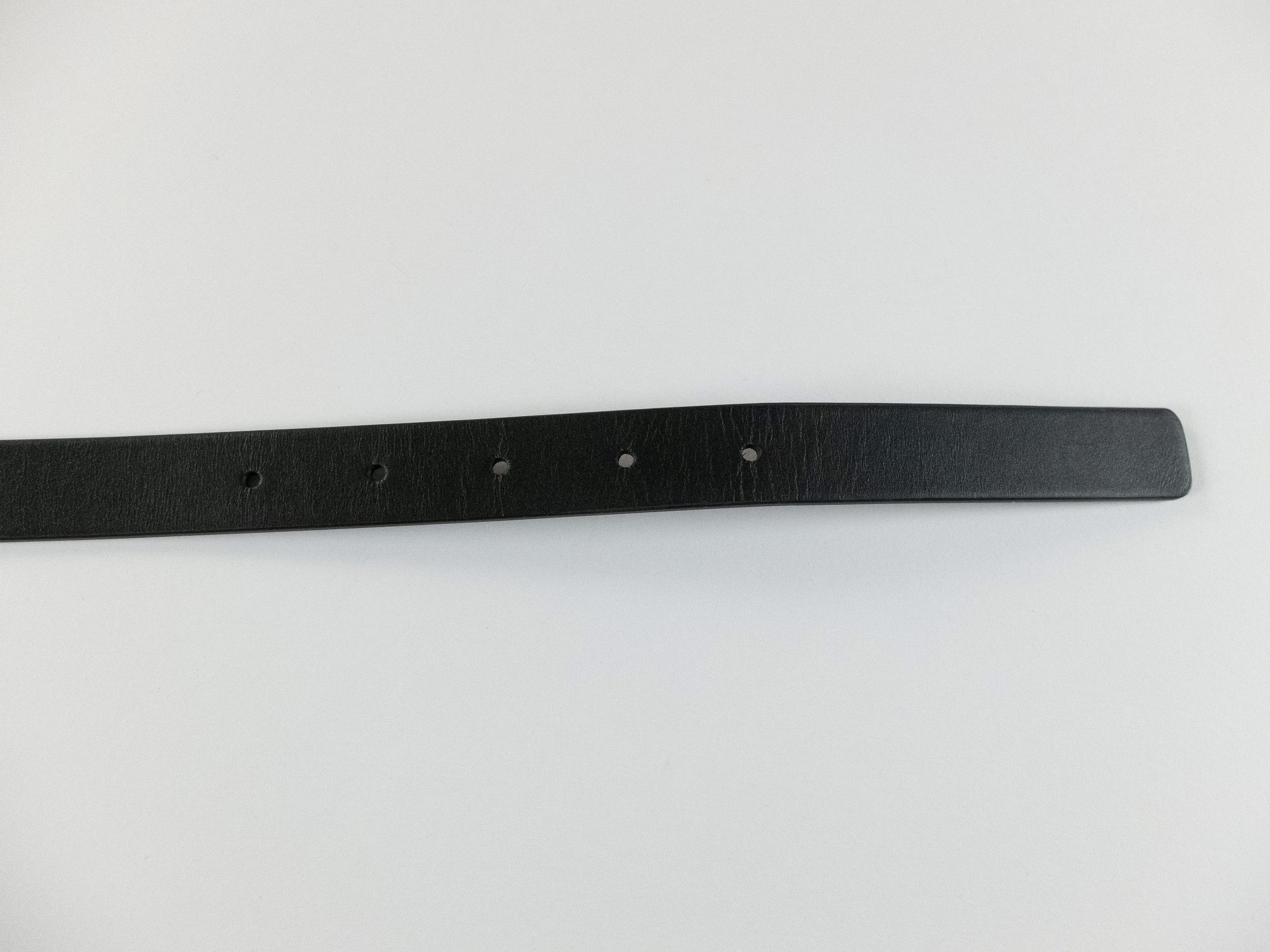 Bottega Veneta BOTTEGA VENETA black & silver chevron leather belt 90 Size 36 - 7 Thumbnail